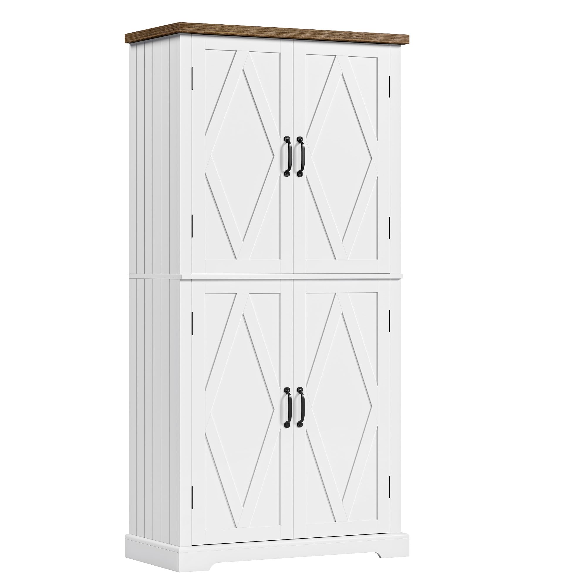 HOSTACK 64-Inch Kitchen Pantry Storage Cabinet - John Pierce Auto Care