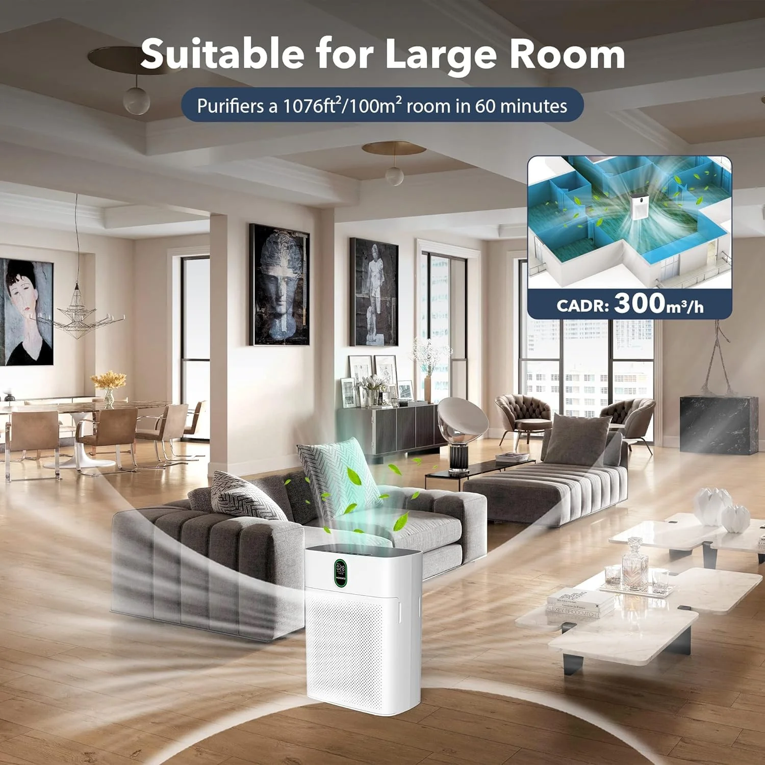 MORENTO Air Purifier with H13 HEPA Filter - John Pierce Auto Care