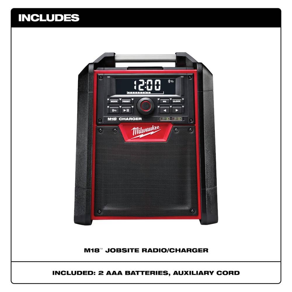 Milwaukee M18 Cordless Jobsite Radio/Charger - John Pierce Auto Care