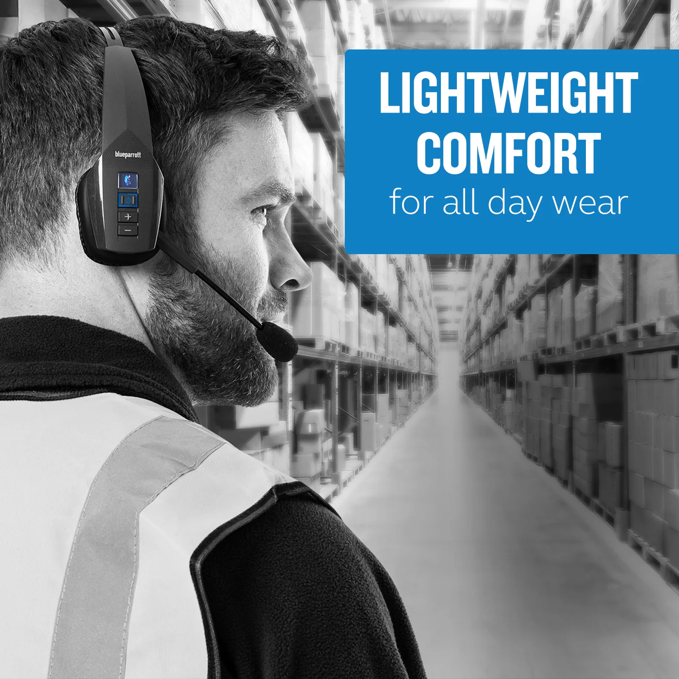 BlueParrott B350-XT Wireless Headset / Music Headphones Black - John Pierce Auto Care