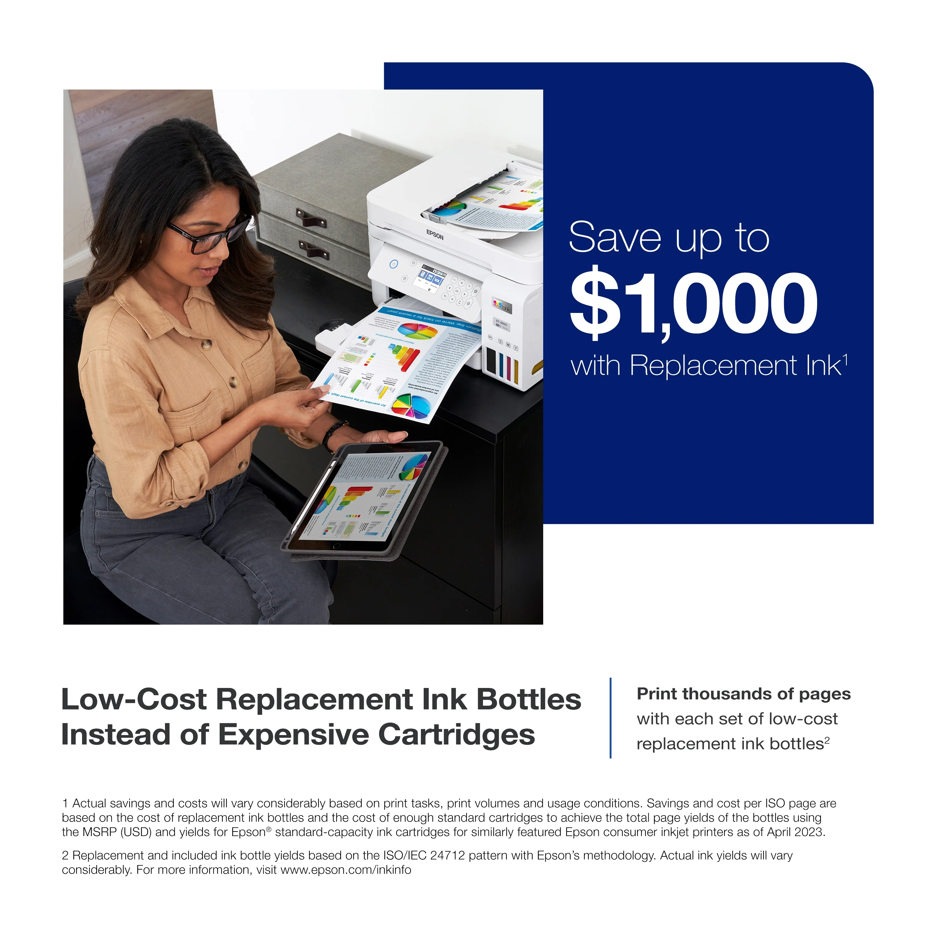 Epson EcoTank ET-3850 Wireless Color All-in-One Cartridge-Free Supertank Printer with Scanner, Copier, ADF and Ethernet - John Pierce Auto Care