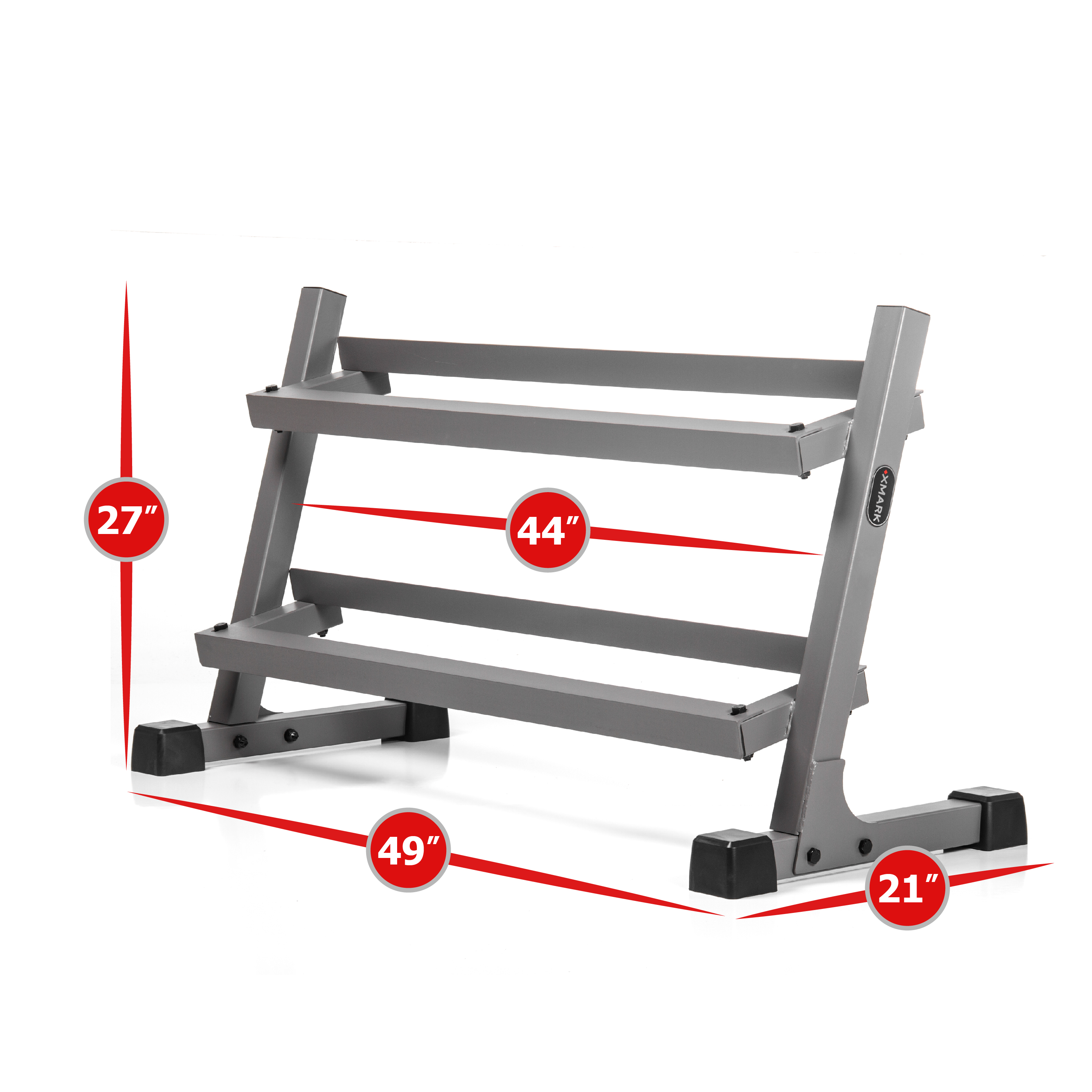 XMark's Two Tier Heavy Duty Steel Dumbbell Rack - John Pierce Auto Care