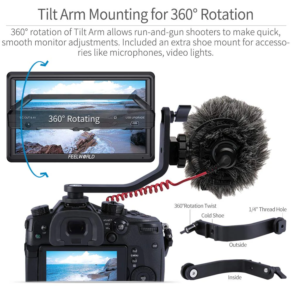 FEELWORLD S55 5.5-inch DSLR Field Monitor - John Pierce Auto Care