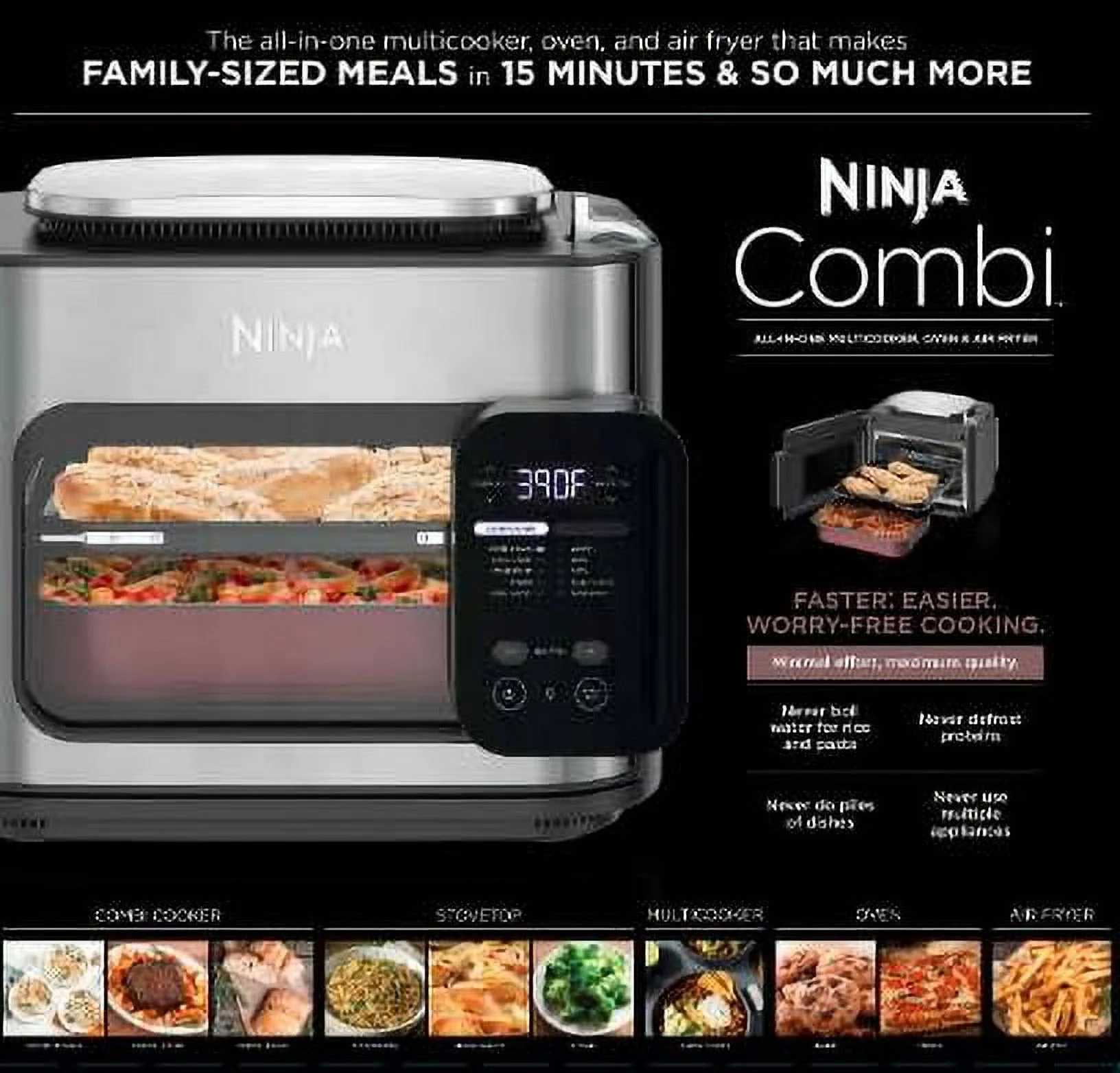 Ninja Combi SFP700 10-in-1 All-in-One Multicooker & Air Fryer - John Pierce Auto Care