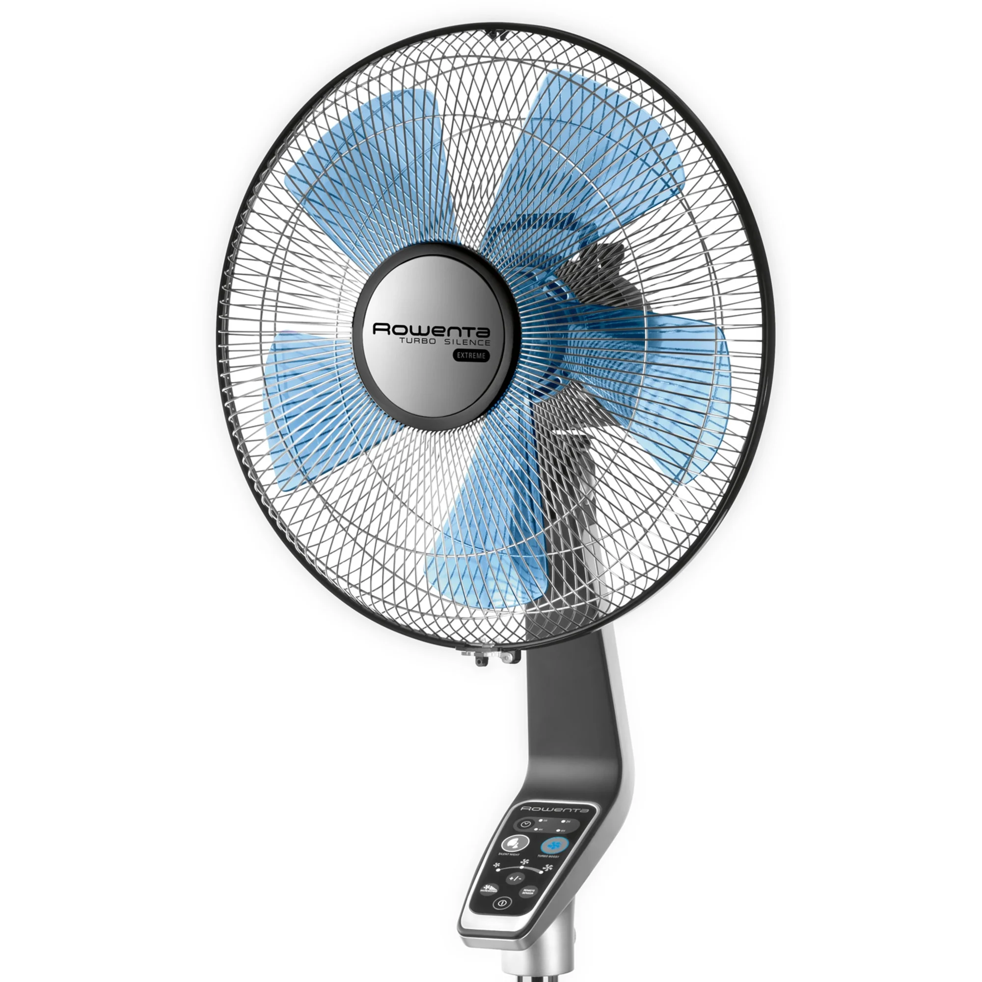 Rowenta Turbo Silence Standing Floor Fan with Remote, 53 Inch, Portable, 5 Speeds, VU5670 - John Pierce Auto Care