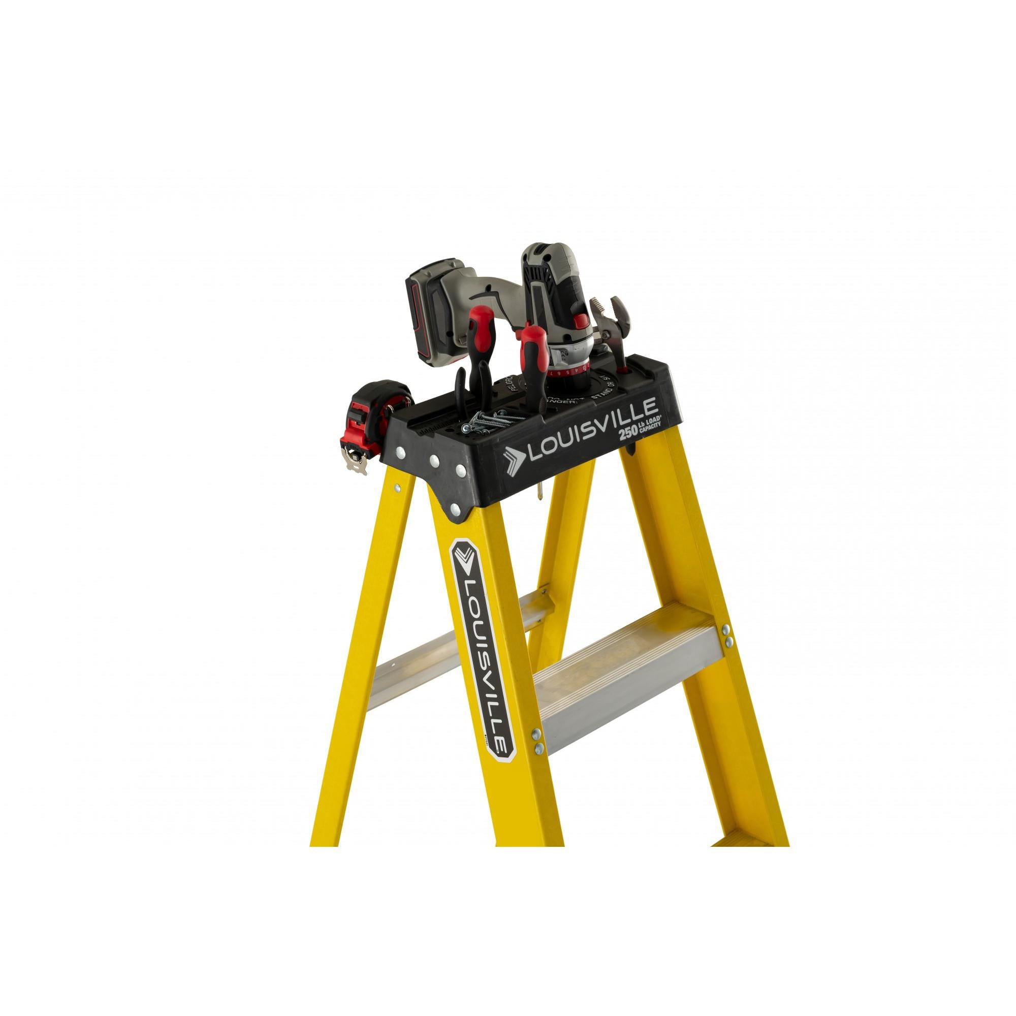Louisville Ladder 8-Foot Fiberglass Step Ladder (W-3118-08) - John Pierce Auto Care