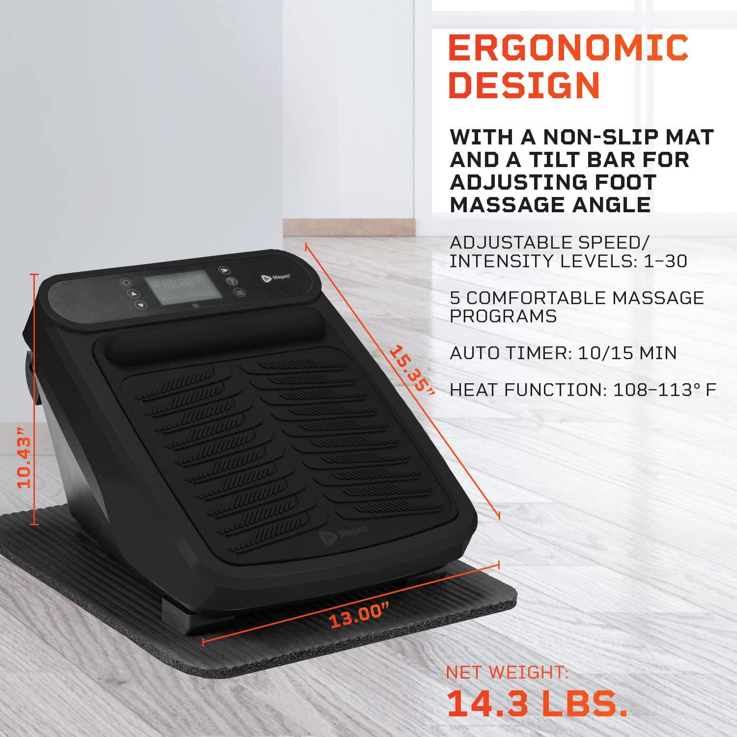 LifePro Foot and Calf Massager with Heat for Neuropathy - John Pierce Auto Care