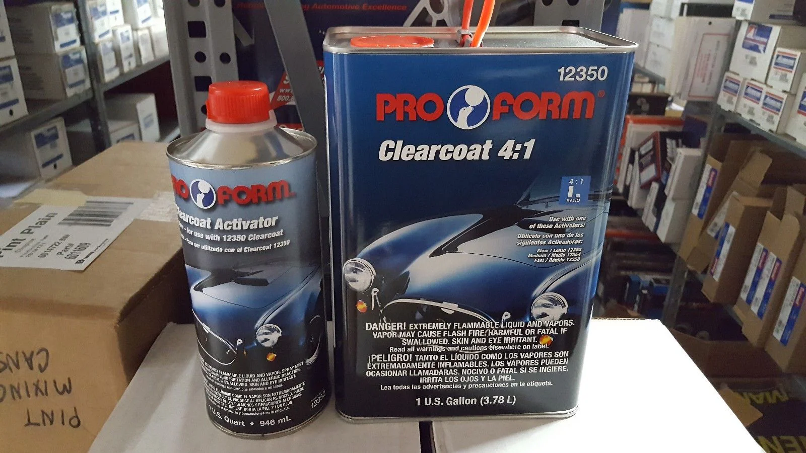 PRO FORM URETHANE CLEARCOAT With ACTIVATOR 4:1 Slow ACTIVATOR 4.2 VOC - John Pierce Auto Care