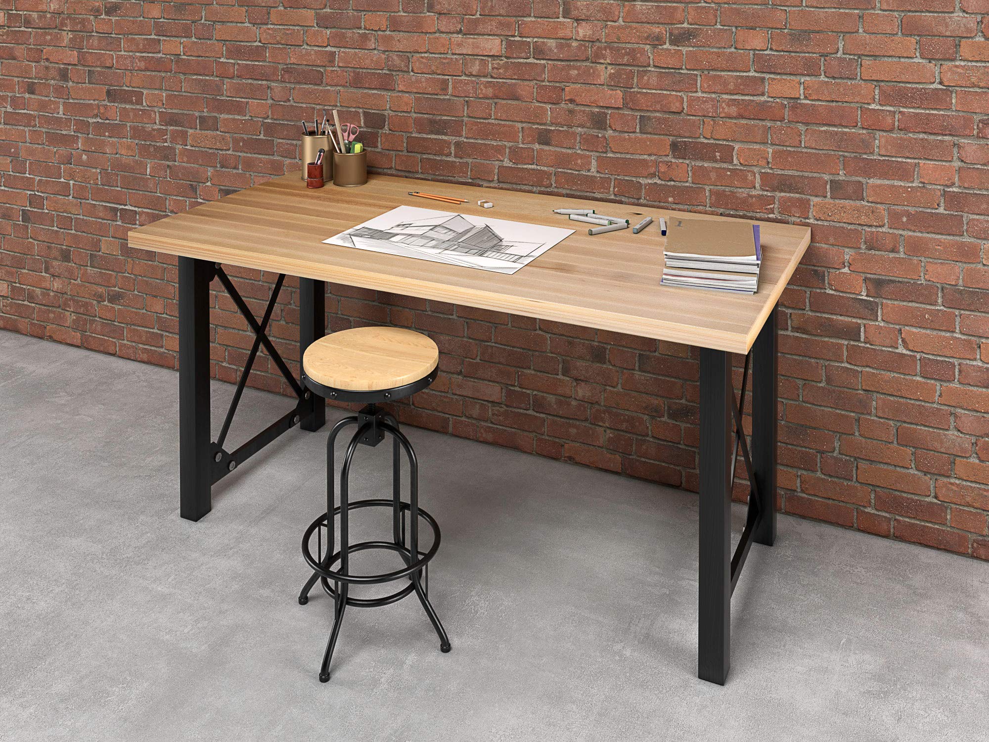 Big Bison Maple Wood Butcher Block Countertop - John Pierce Auto Care