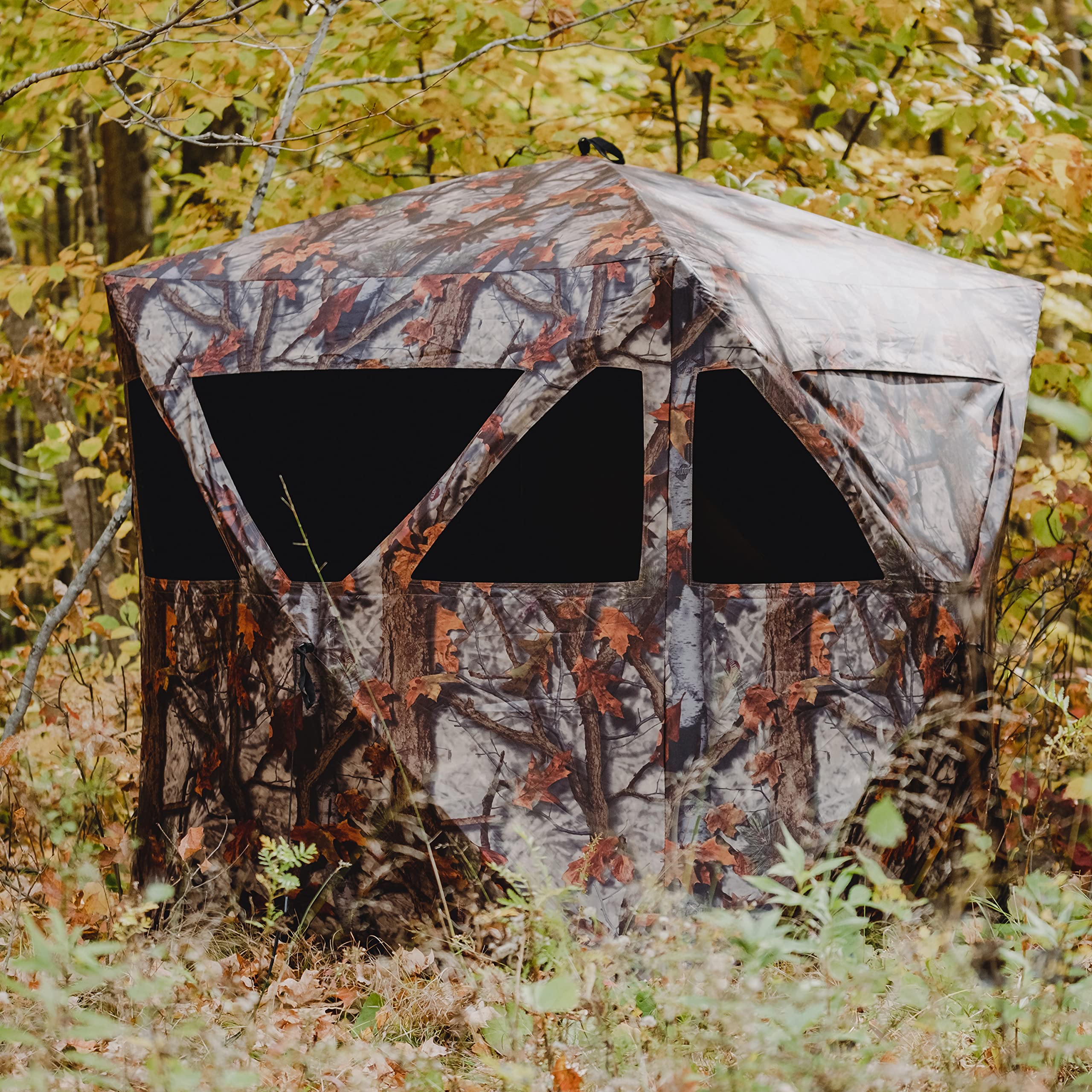 Barronett Blinds Hunting Blind in Bloodtrail Woodland Camo - John Pierce Auto Care