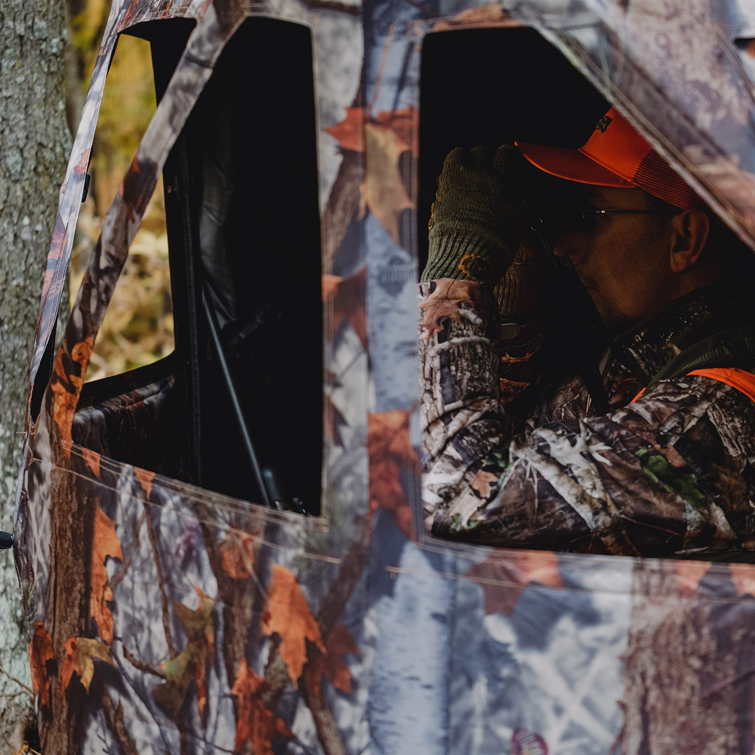 Barronett Blinds Hunting Blind in Bloodtrail Woodland Camo - John Pierce Auto Care