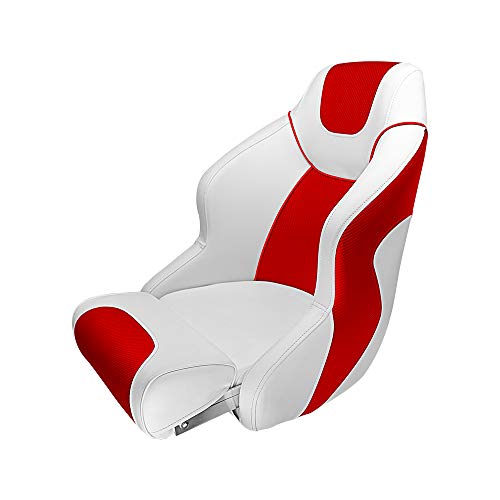 Seamander Premium White Captain Bucket Sport Boat Seat - John Pierce Auto Care