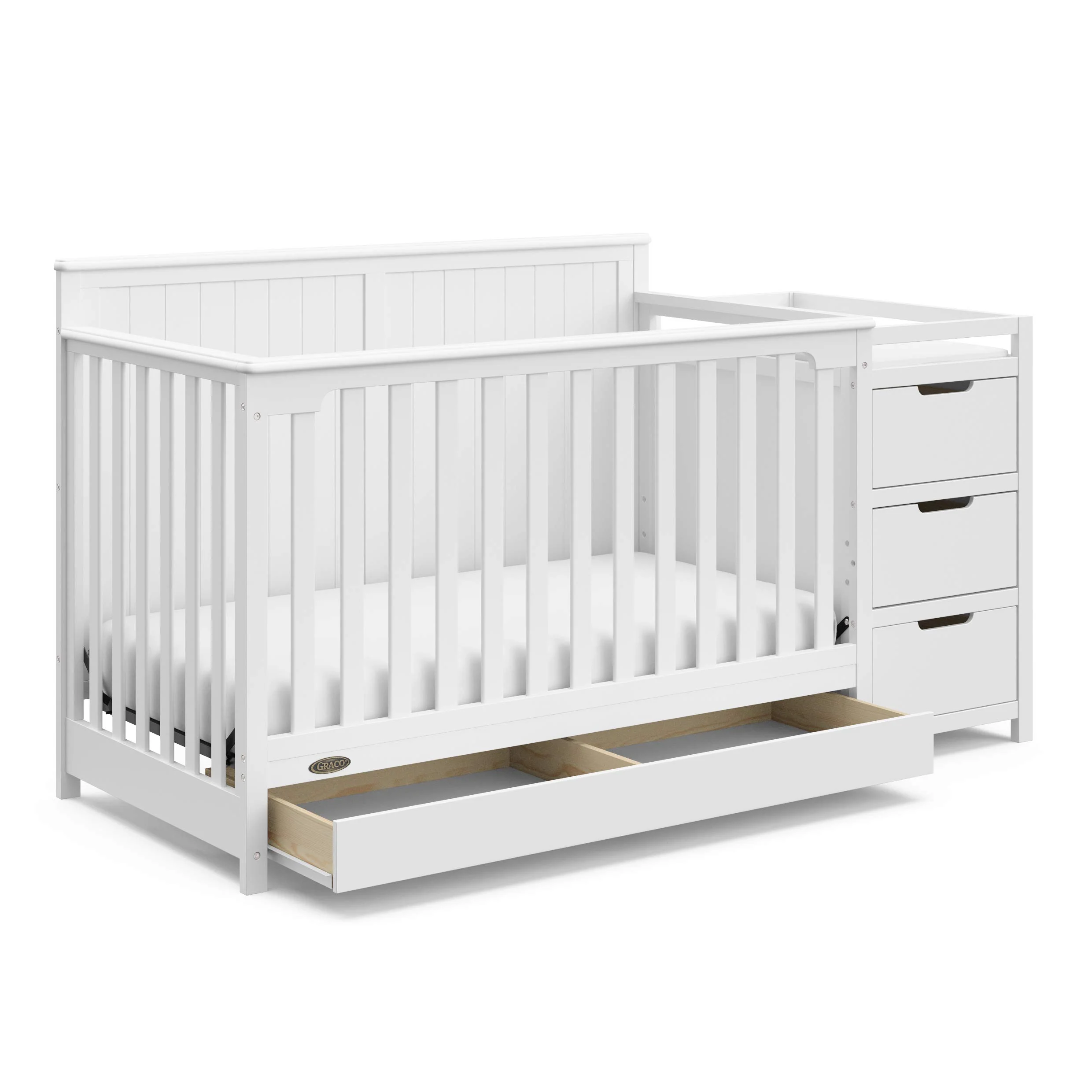 Graco Hadley 5-in-1 Convertible Crib and Changer with Drawer - John Pierce Auto Care