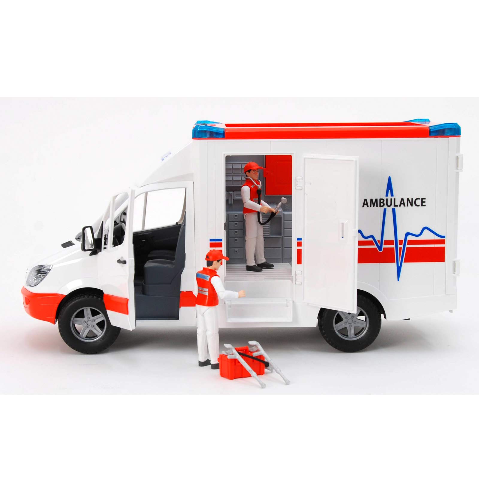 Bruder Mercedes Benz Sprinter Ambulance with Driver Figure - John Pierce Auto Care