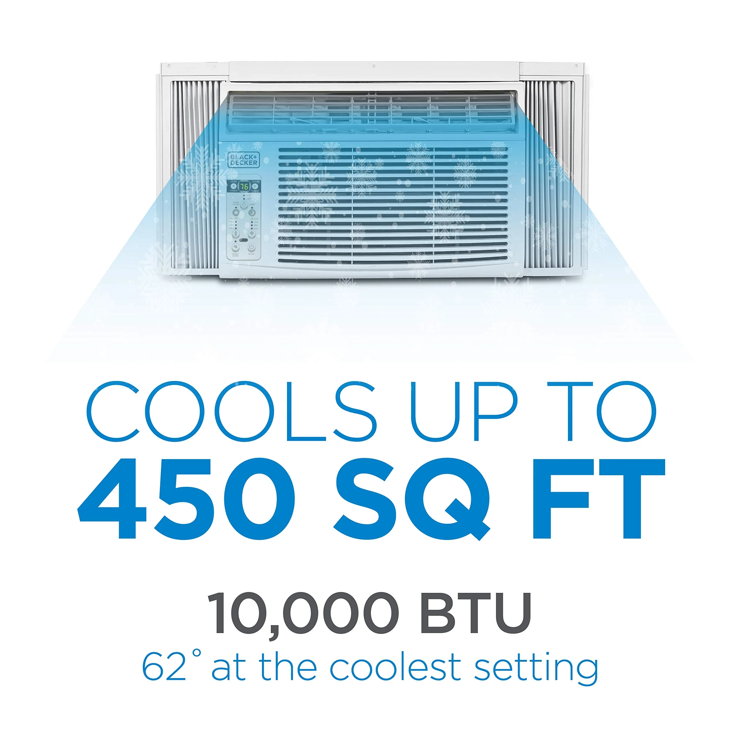 BLACK+DECKER 10000 BTU Window Air Conditioner (Up to 450 sq ft) - John Pierce Auto Care