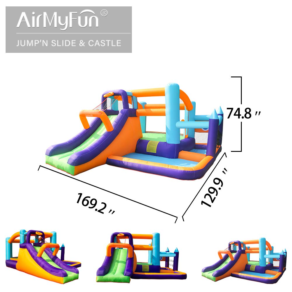 AirMyFun Inflatable Jumping Bouncer Outdoor Bounce House - John Pierce Auto Care
