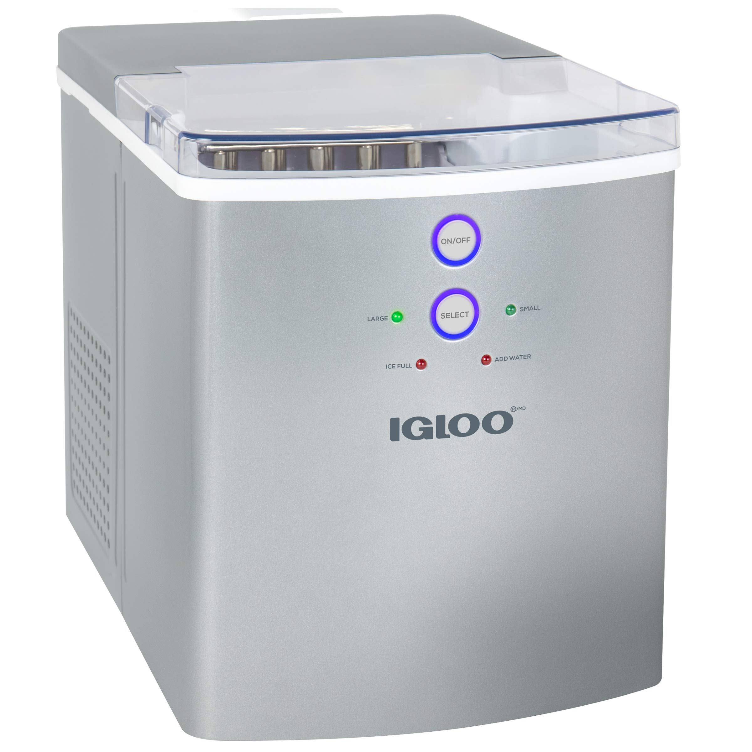 Igloo 33-Pound Large-Capacity Portable Countertop Ice Maker - John Pierce Auto Care