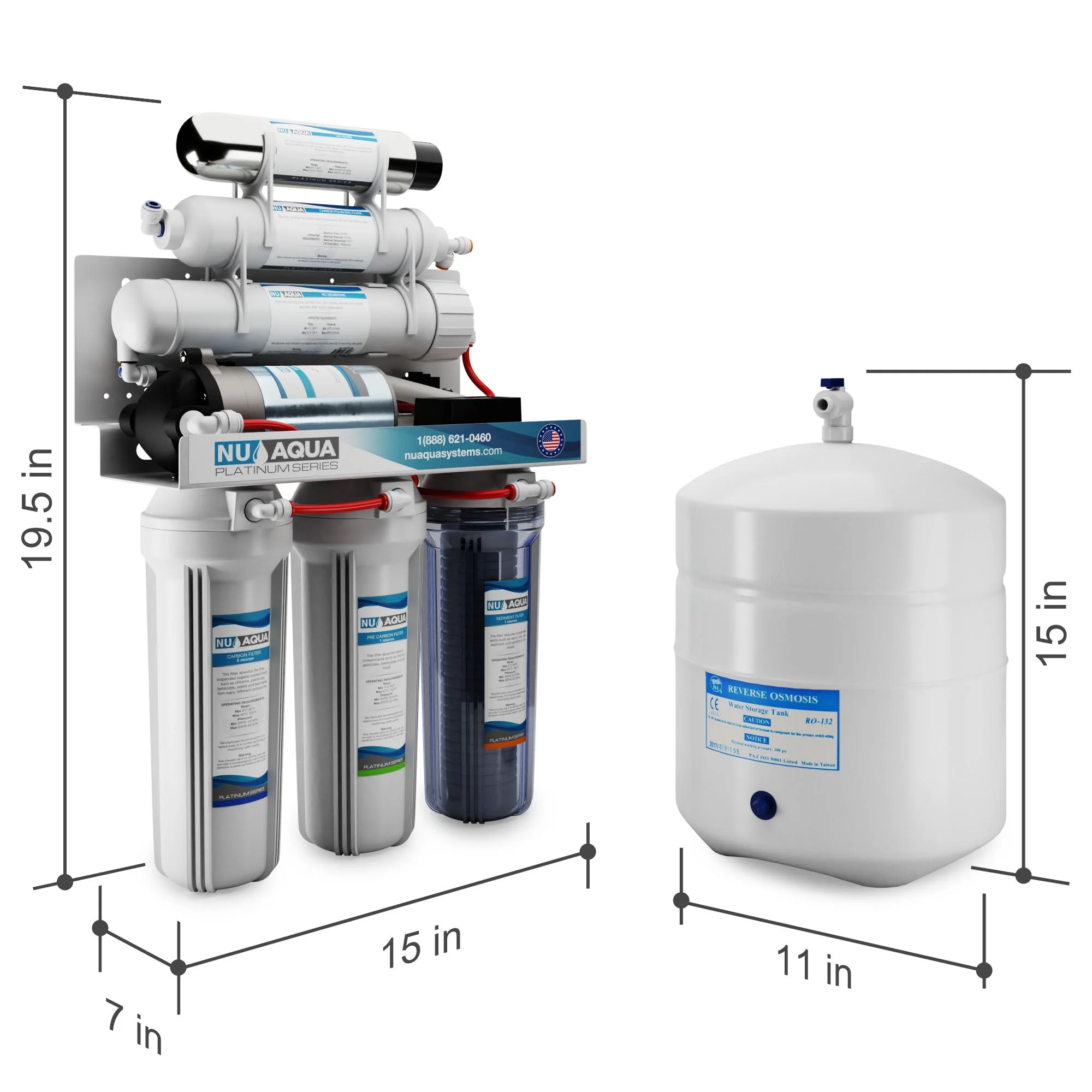 NU Aqua Platinum 6-Stage UV RO System - John Pierce Auto Care