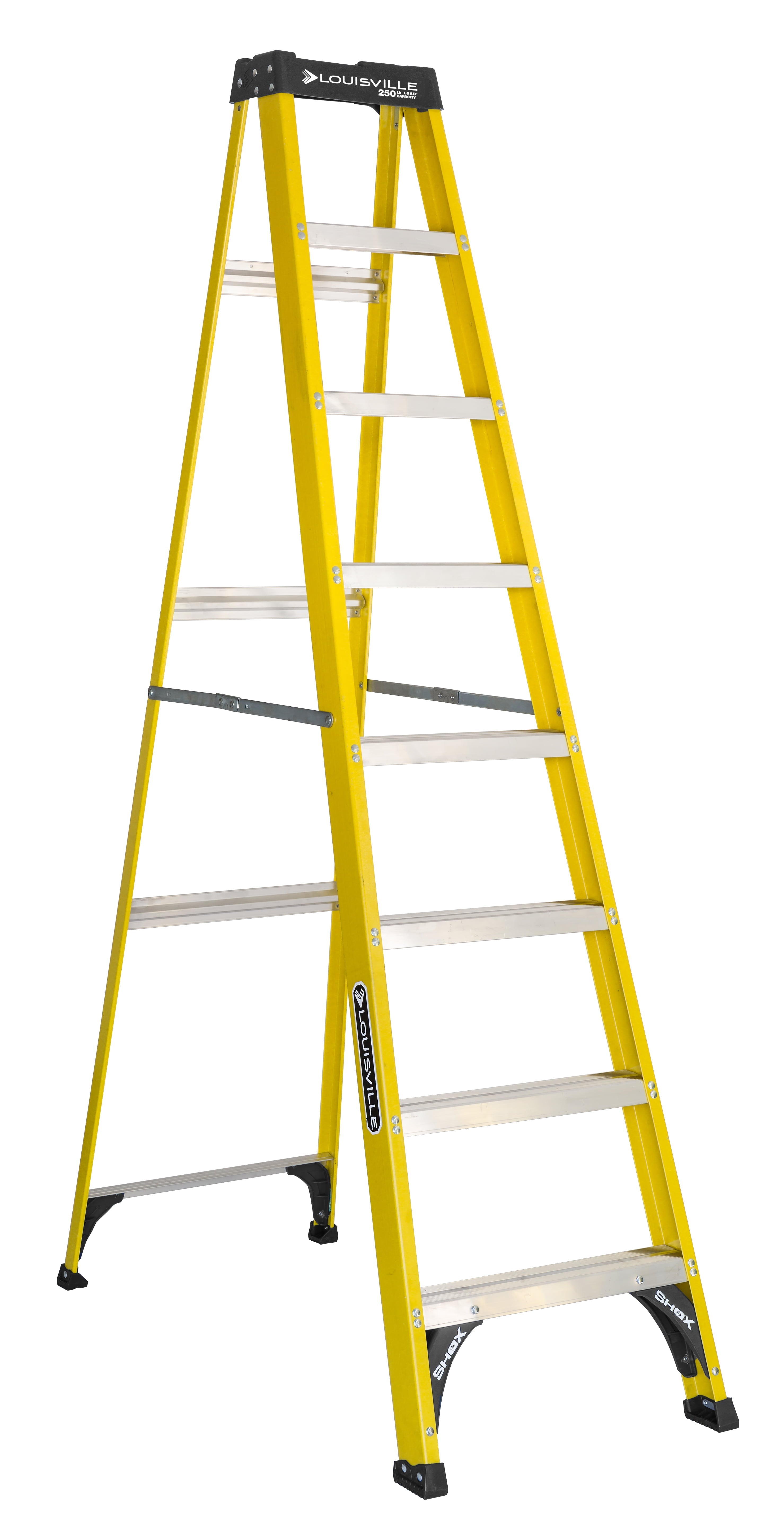 Louisville Ladder 8-Foot Fiberglass Step Ladder (W-3118-08) - John Pierce Auto Care