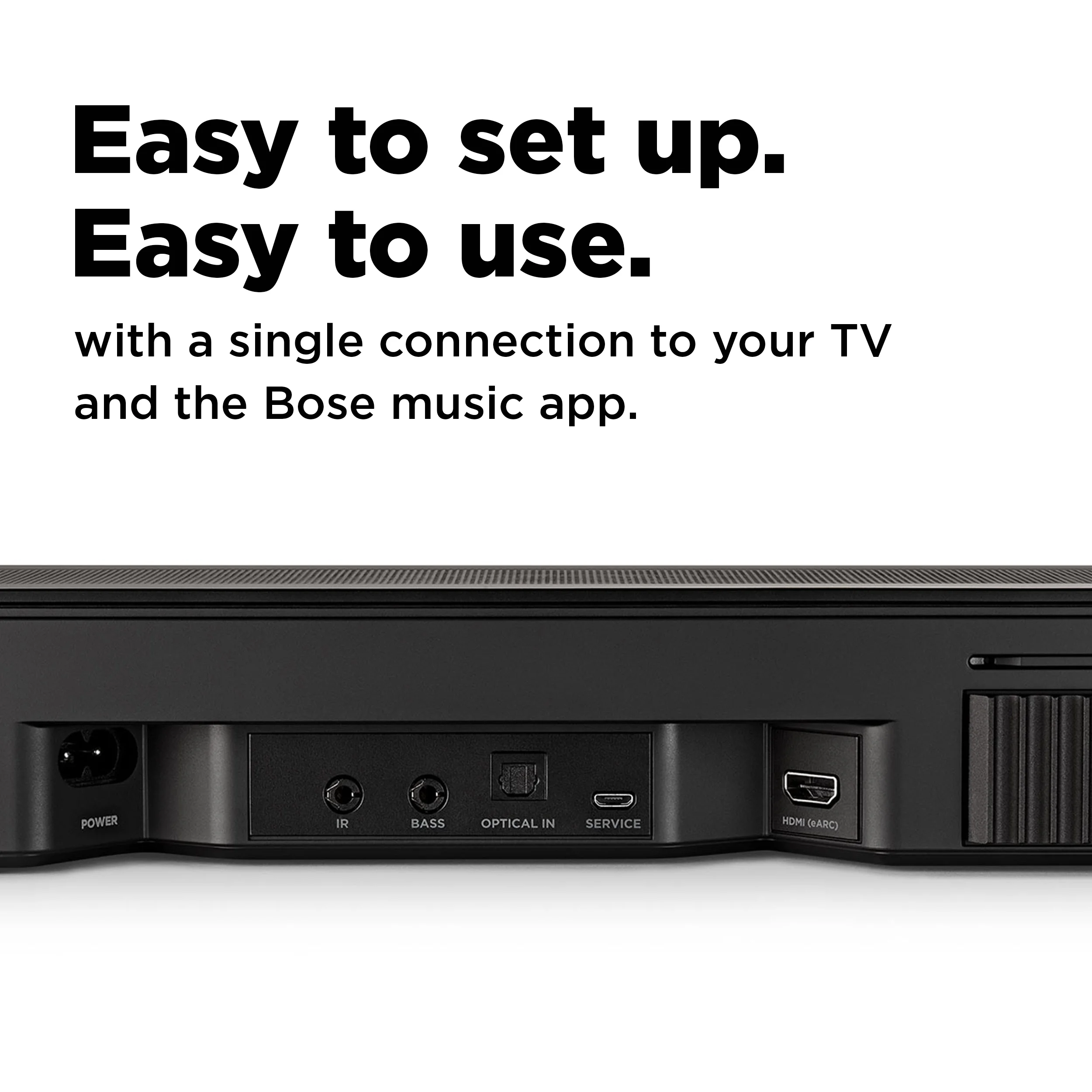 Bose Smart Soundbar 600 TV Wireless Bluetooth Surround Sound Speaker System, Black - John Pierce Auto Care