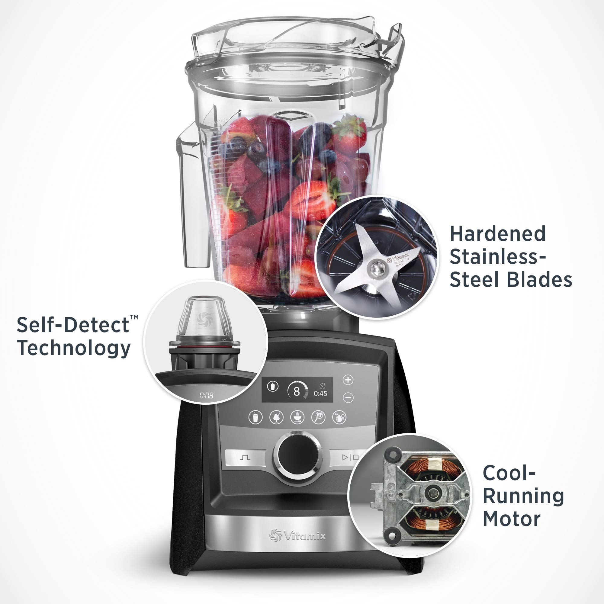 Vitamix Ascent Series A3500 Professional Grade Low-Profile Blender - John Pierce Auto Care