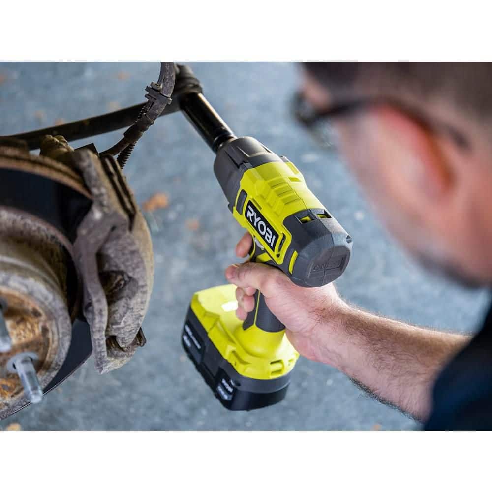 Ryobi 18V Cordless 1/2-inch Impact Wrench Kit - John Pierce Auto Care