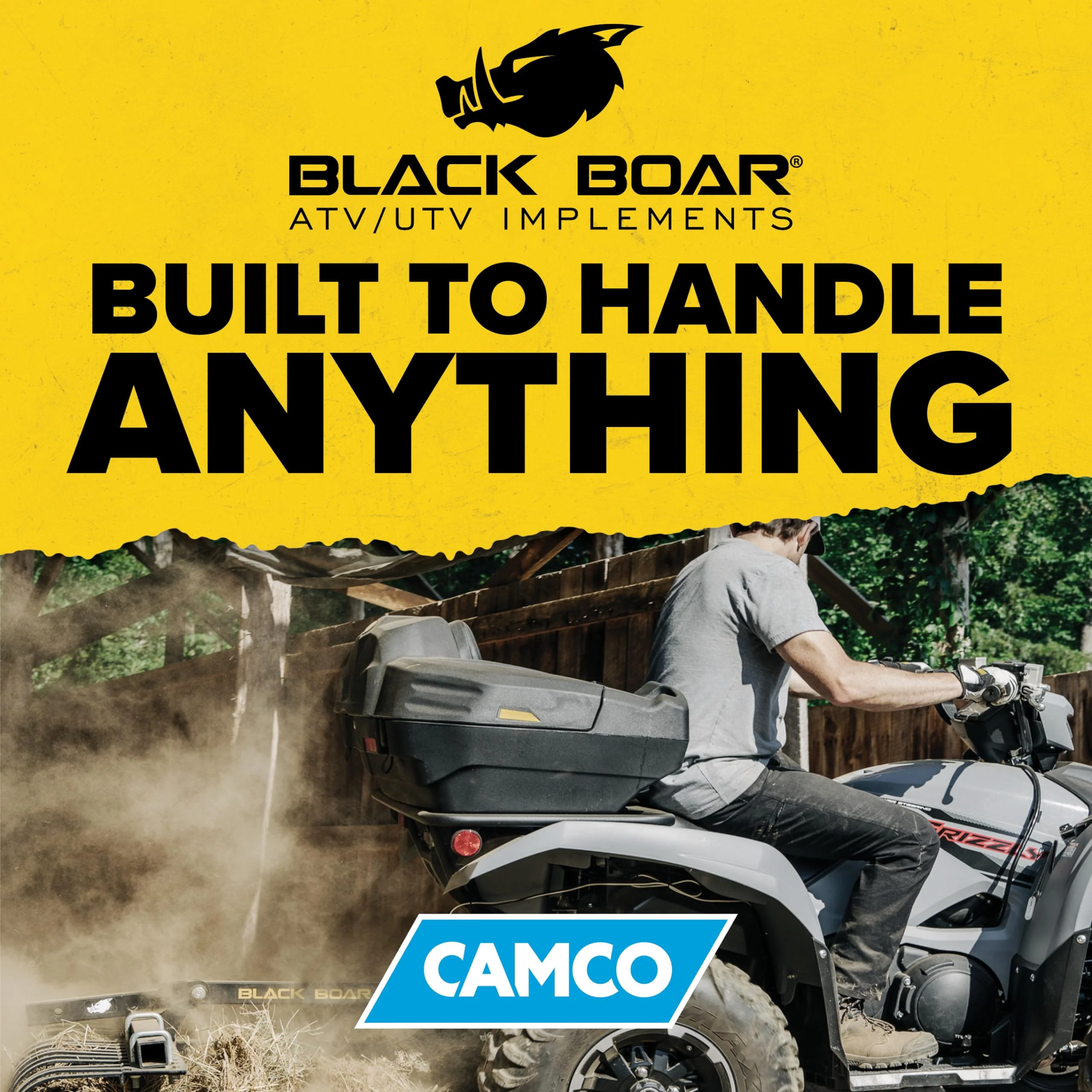 Black Boar UTV ATV Rear Storage Box and Lounger - John Pierce Auto Care