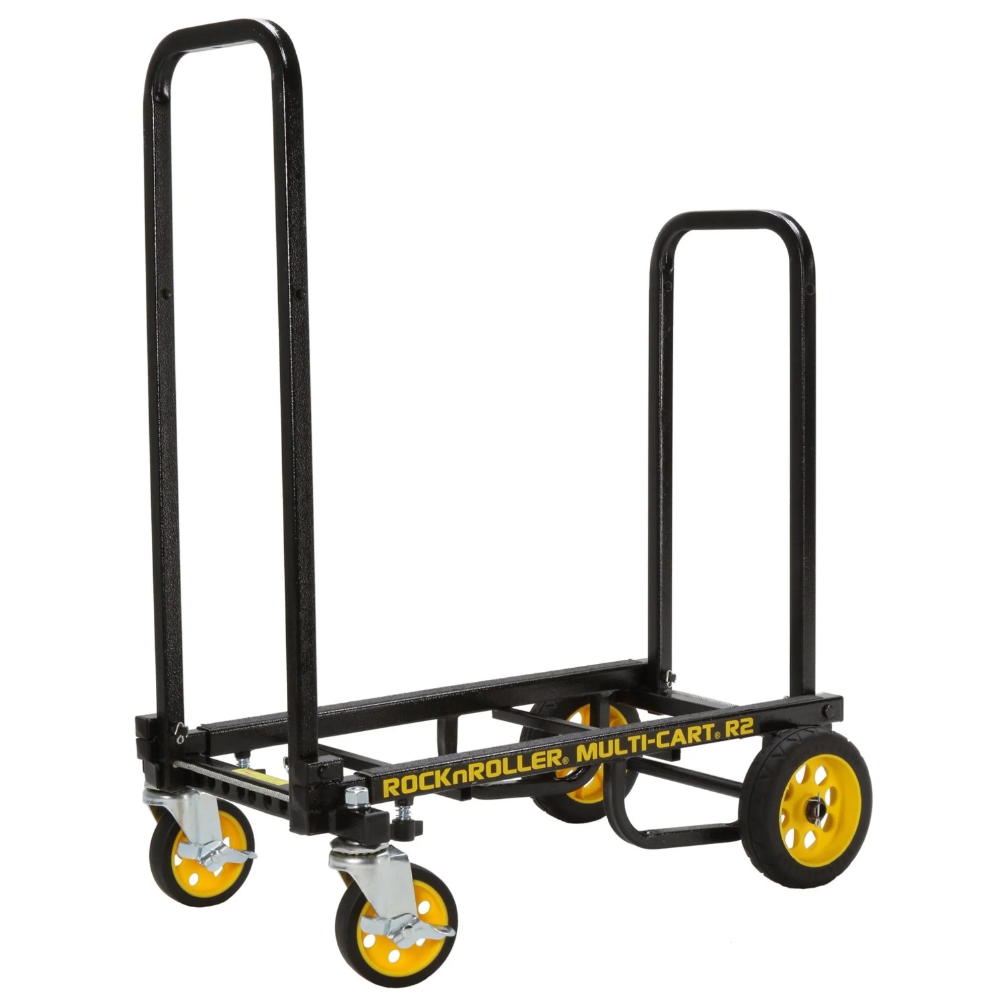 Rock N Roller R2RT Multi-Cart 8-in-1 Micro Equipment Transporter Cart Black Frame/Yellow Wheels Micro - John Pierce Auto Care