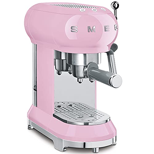 Smeg ECF01PKUS Espresso Machine Pink - John Pierce Auto Care