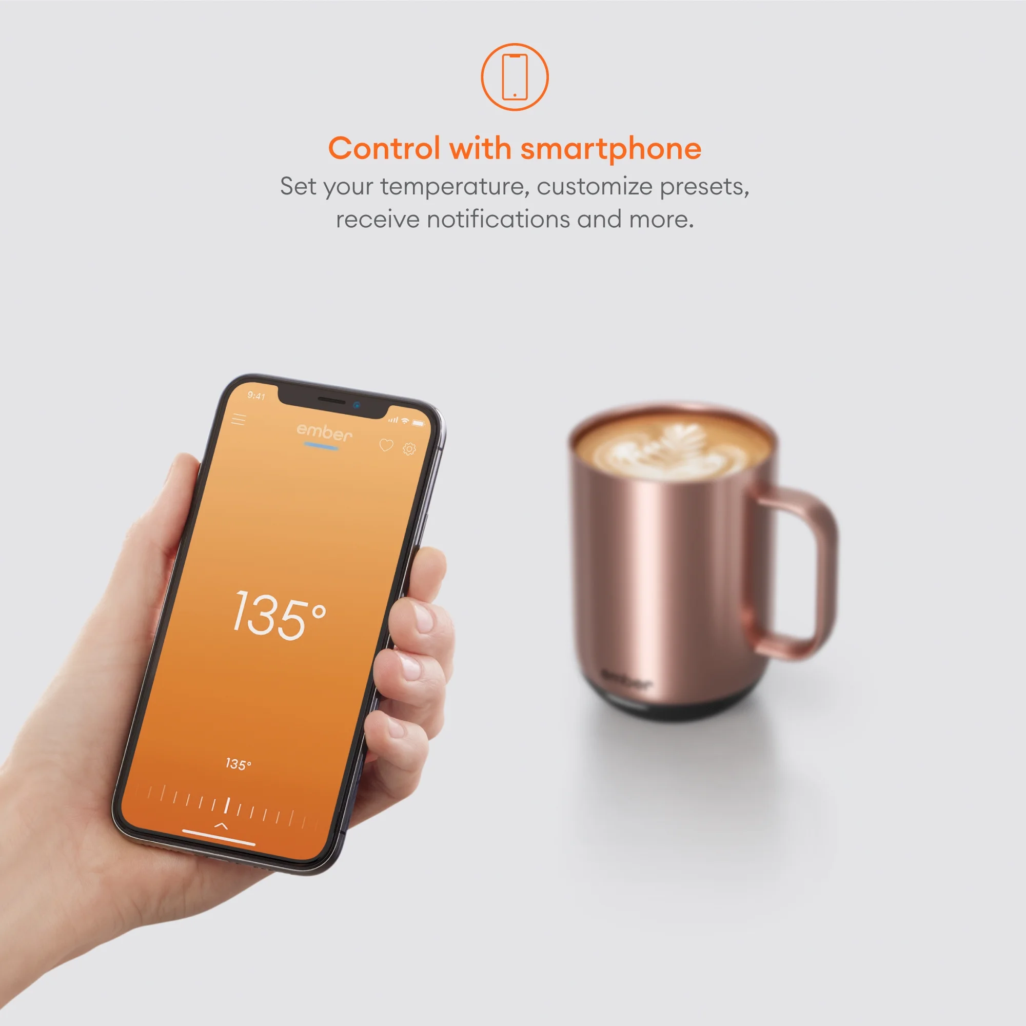 Ember Smart Mug 2, 10 oz., Rose Gold - John Pierce Auto Care