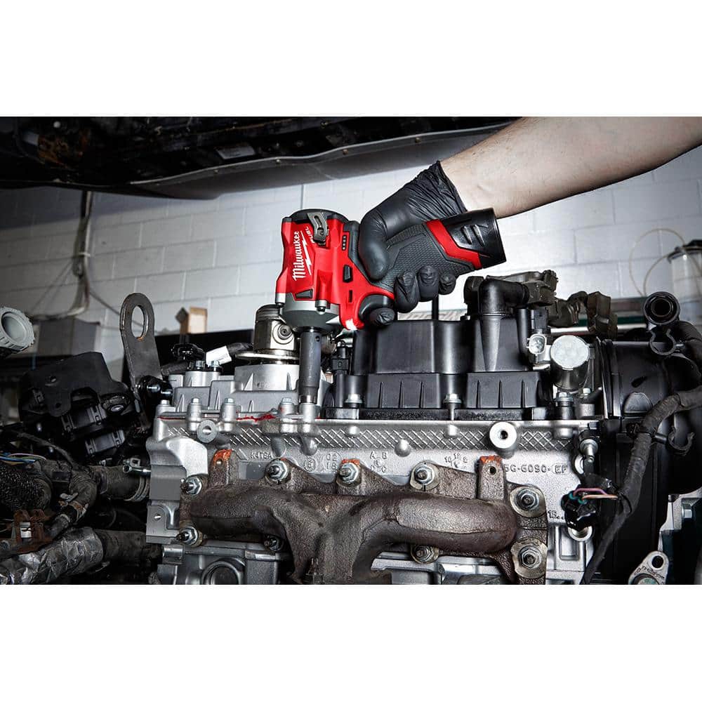 Milwaukee M12 FUEL 12V Impact Wrench Kit - John Pierce Auto Care