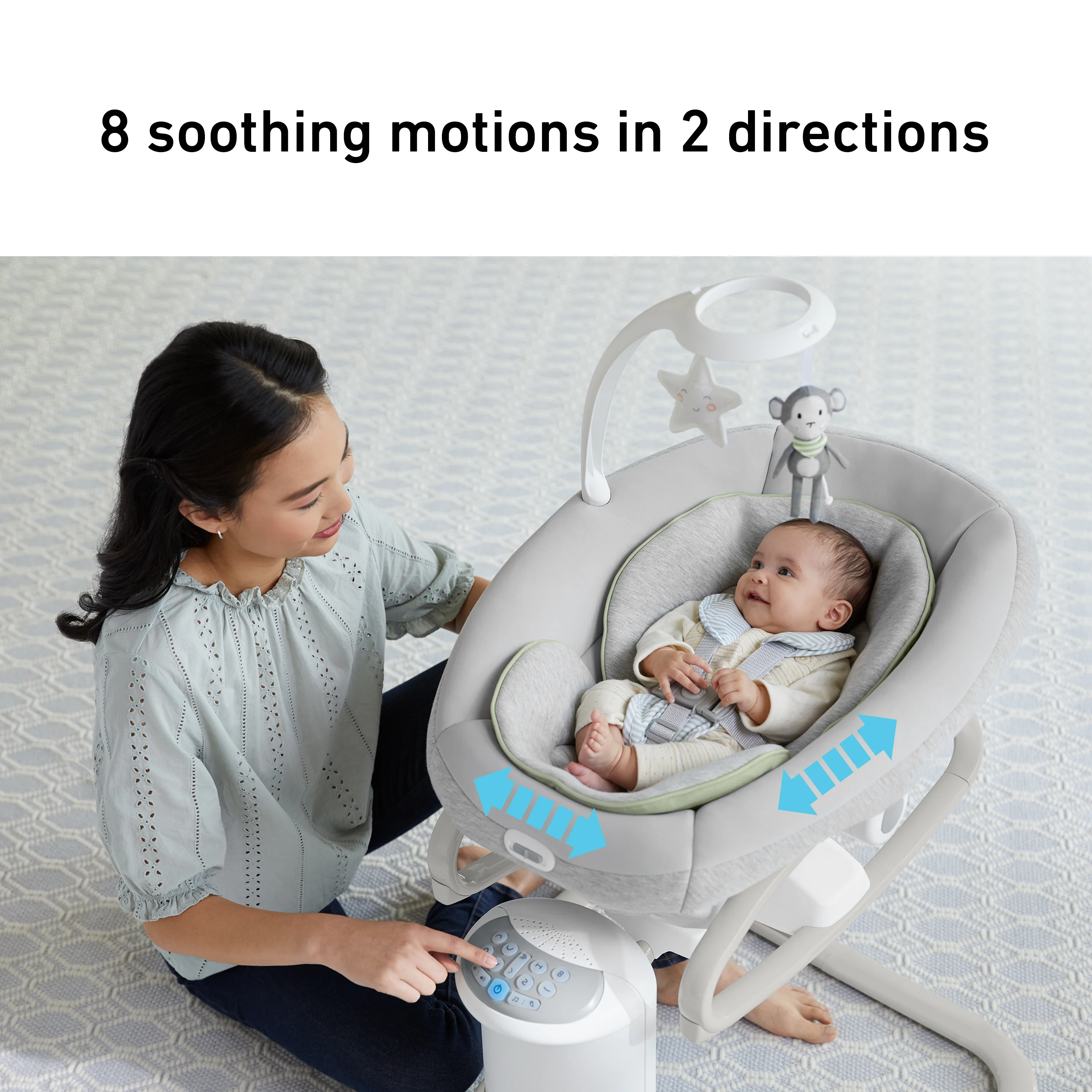 Graco Soothe My Way Swing with Removable Rocker, Madden - John Pierce Auto Care