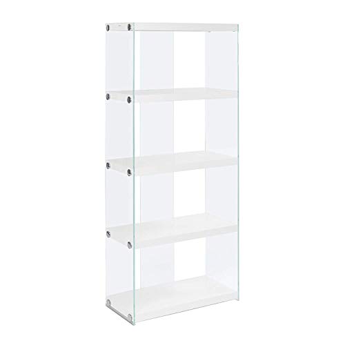 Monarch specialties 3289 Bookcase Tempered - John Pierce Auto Care