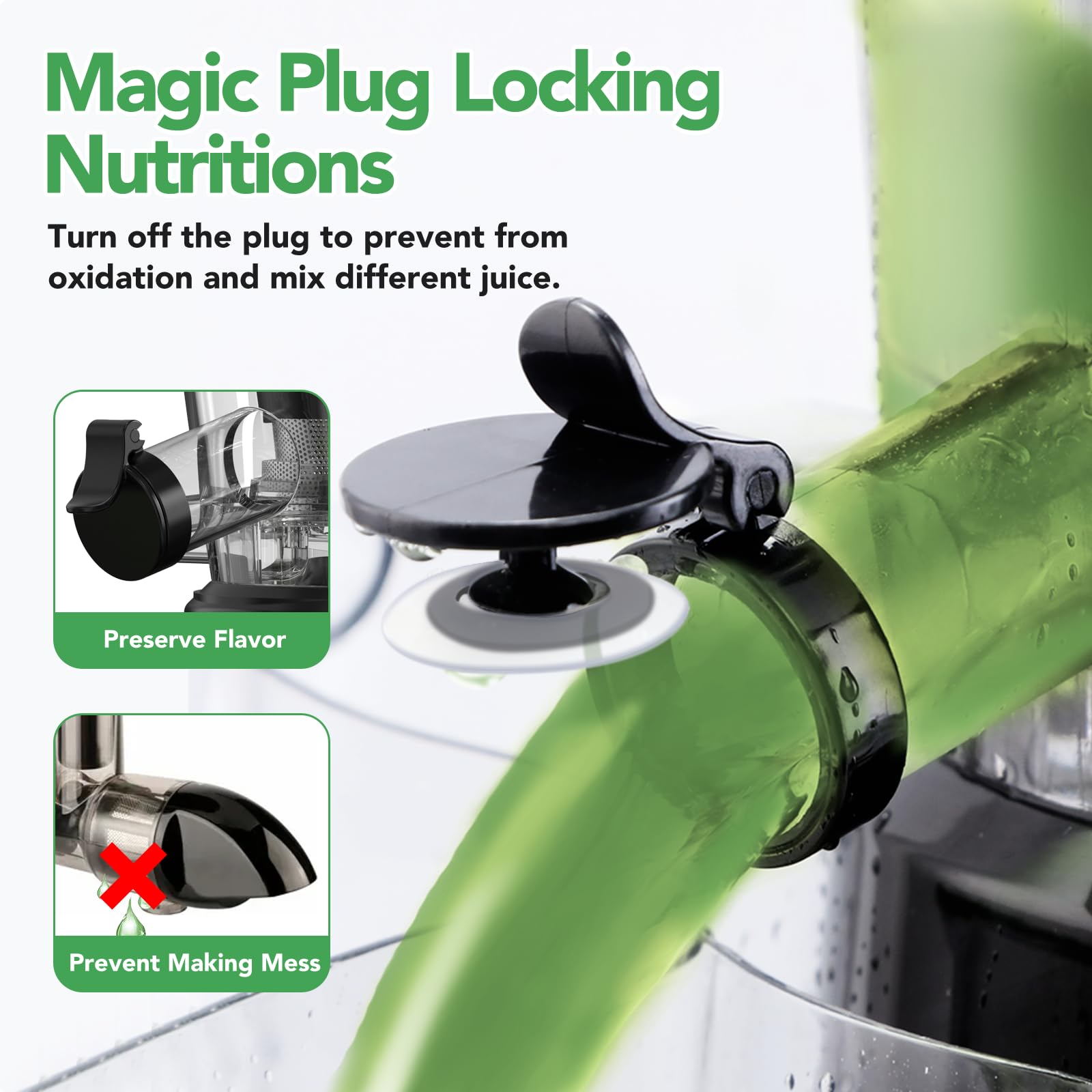 Aeitto Portable Masticating Juicer and Nutrient Extractor - John Pierce Auto Care
