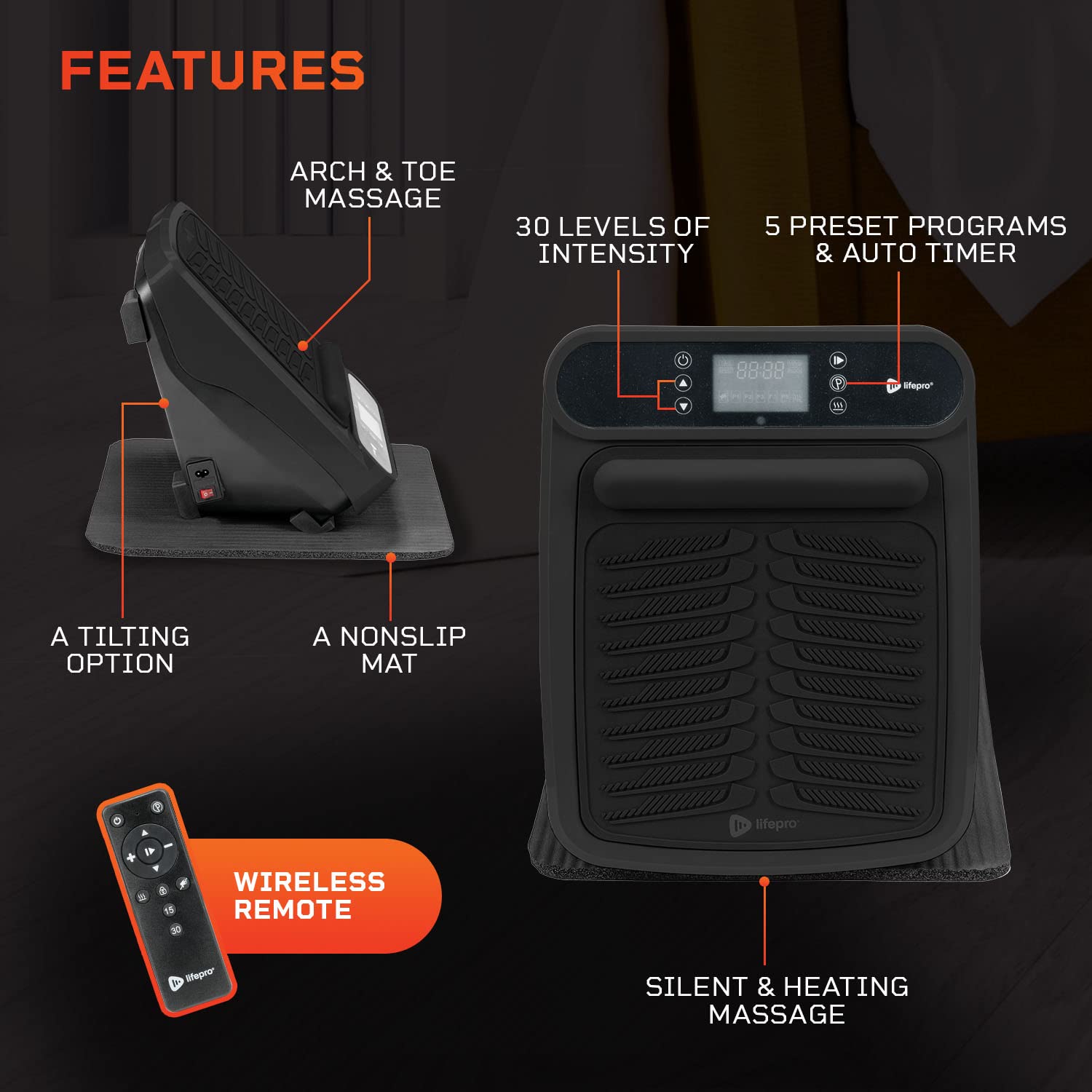 LifePro Foot and Calf Massager with Heat for Neuropathy - John Pierce Auto Care