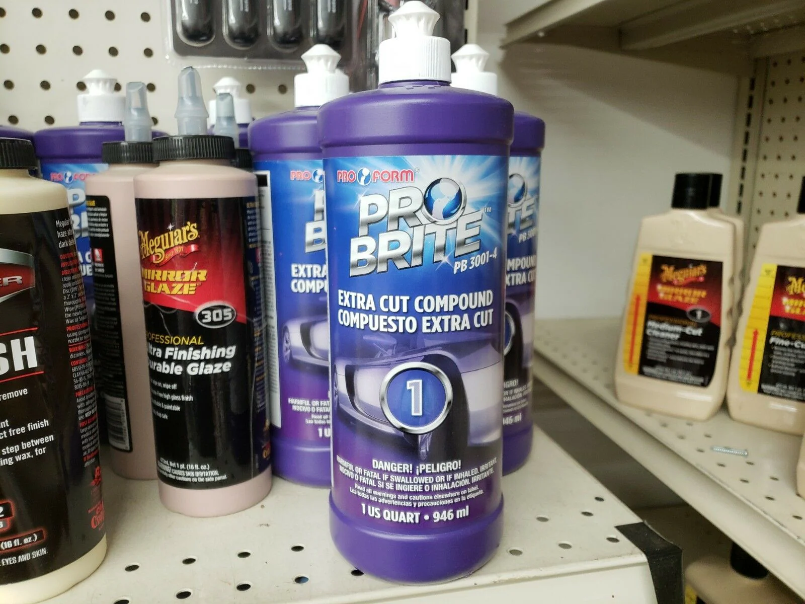 PRO FORM PRO BRITE Extra Cut RUBBING COMPOUND # PB3001 compare to 3M 06085 - John Pierce Auto Care