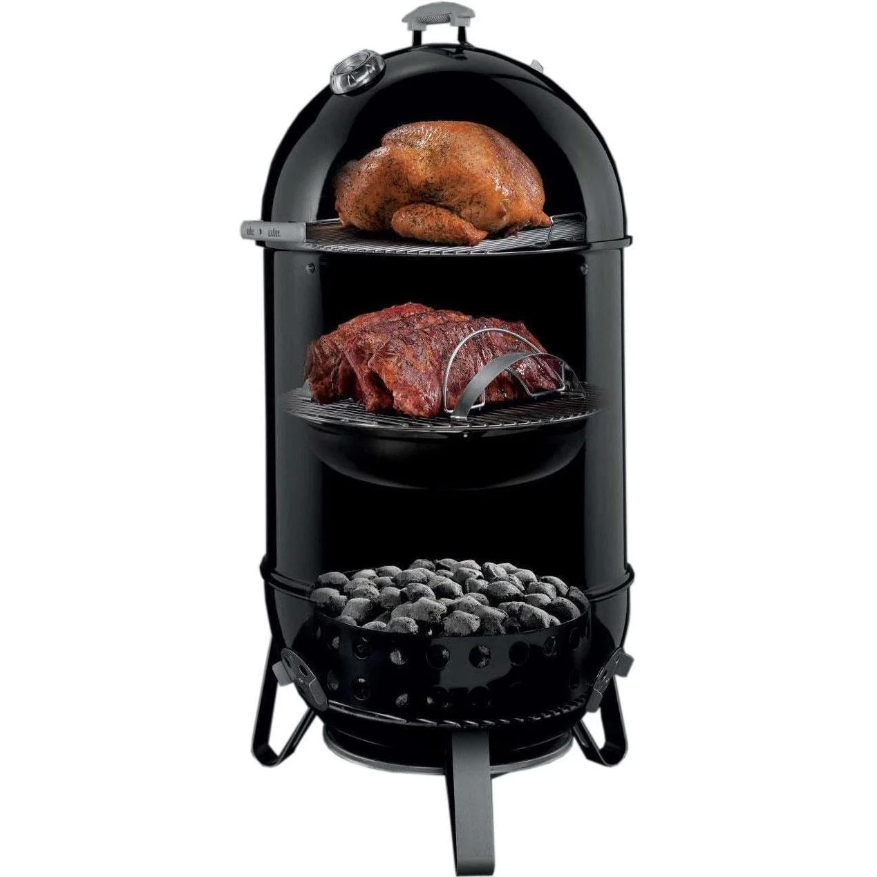 Weber 731001 Smokey Mountain Cooker 22-Inch Charcoal Smoker - John Pierce Auto Care