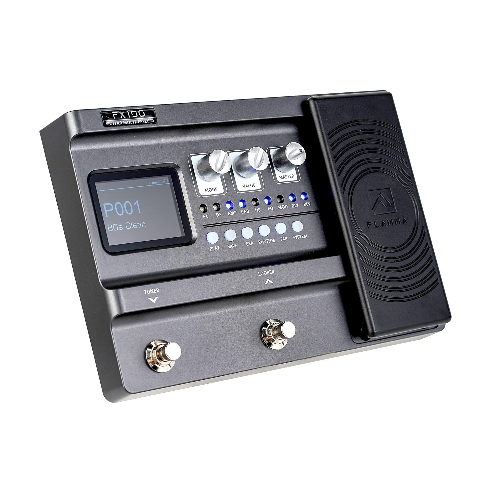 FLAMMA FX100 Guitar Multi-Effects Processor with Amp Modeling - John Pierce Auto Care