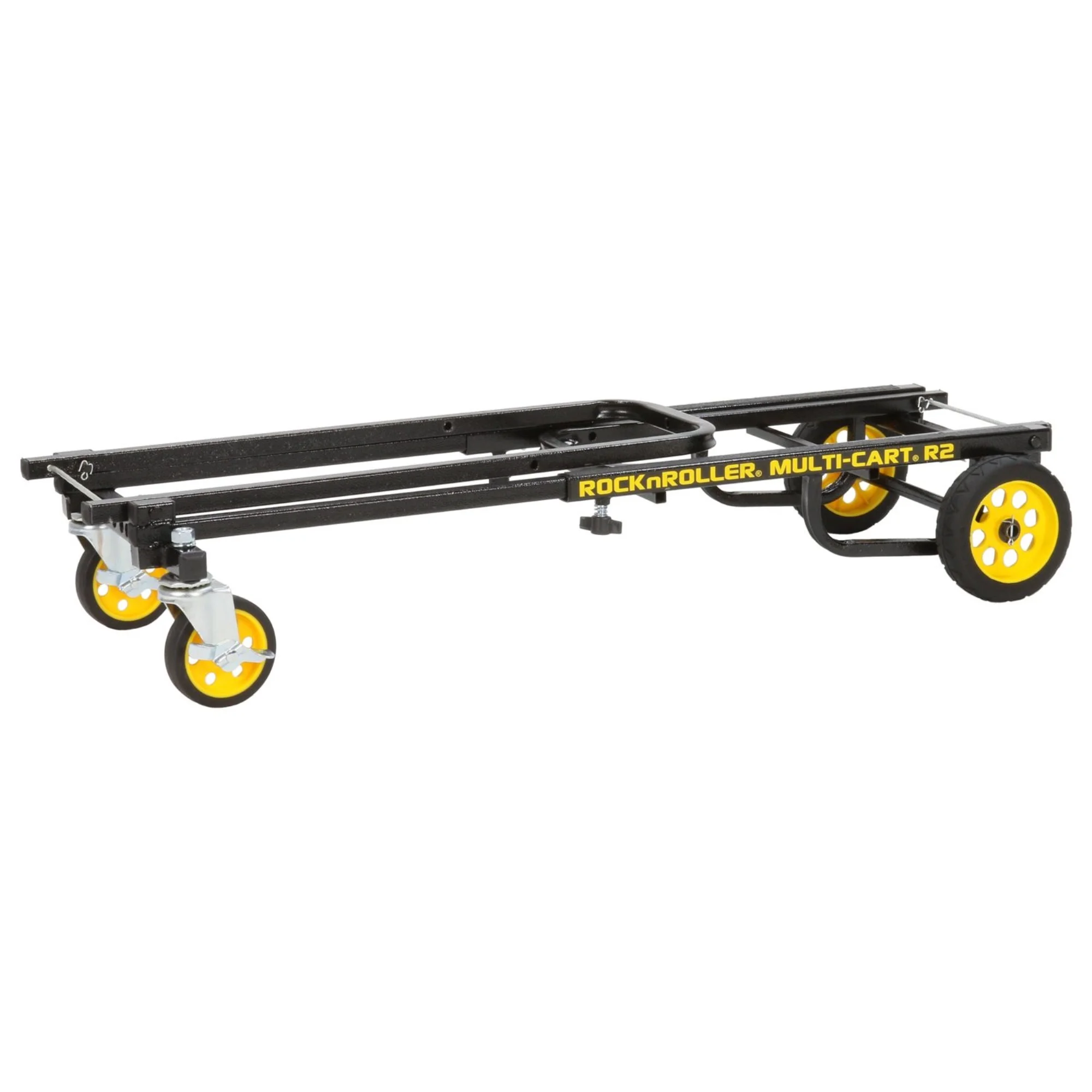 Rock N Roller R2RT Multi-Cart 8-in-1 Micro Equipment Transporter Cart Black Frame/Yellow Wheels Micro - John Pierce Auto Care