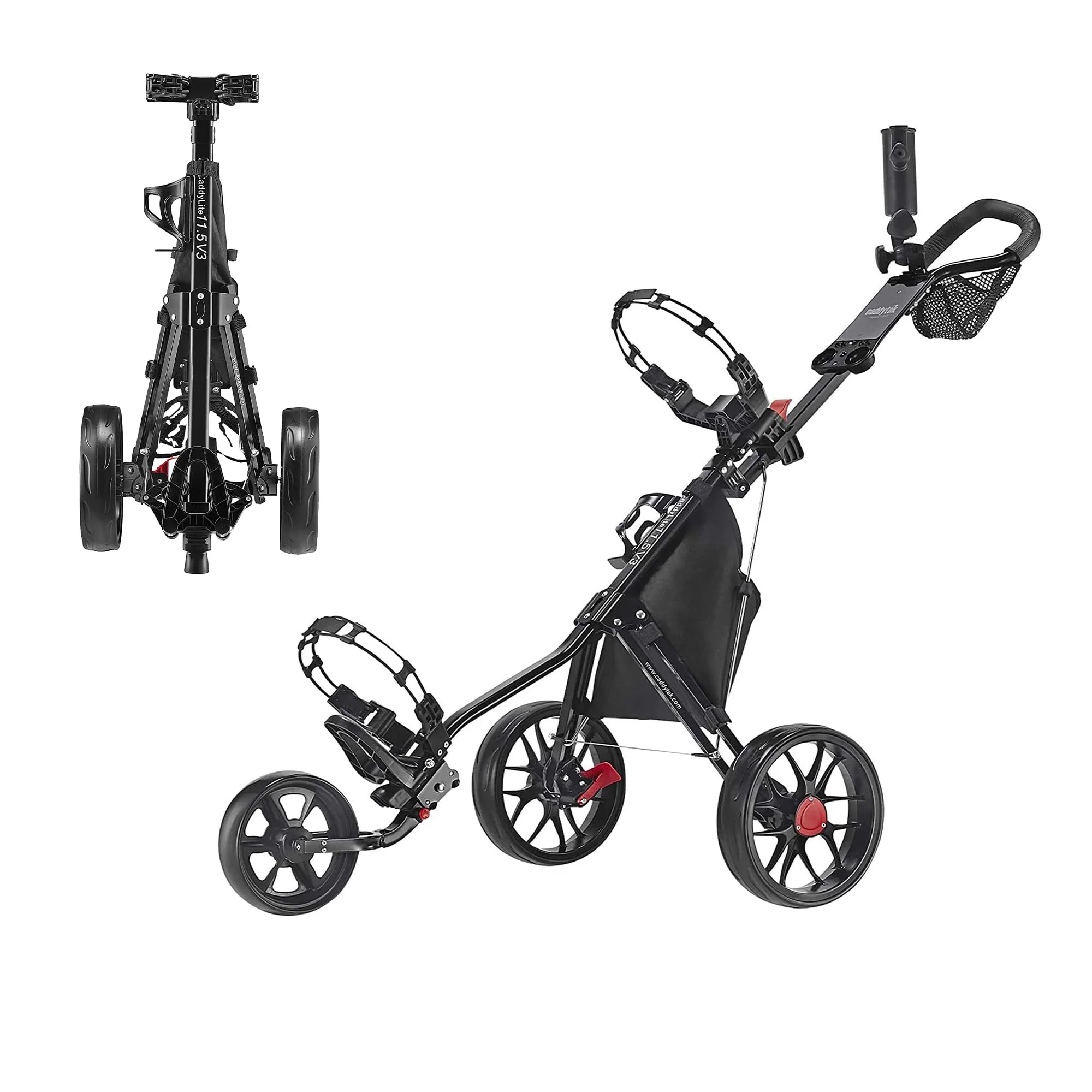 CaddyTek CaddyLite 11.5 V3 Golf Push Cart - John Pierce Auto Care