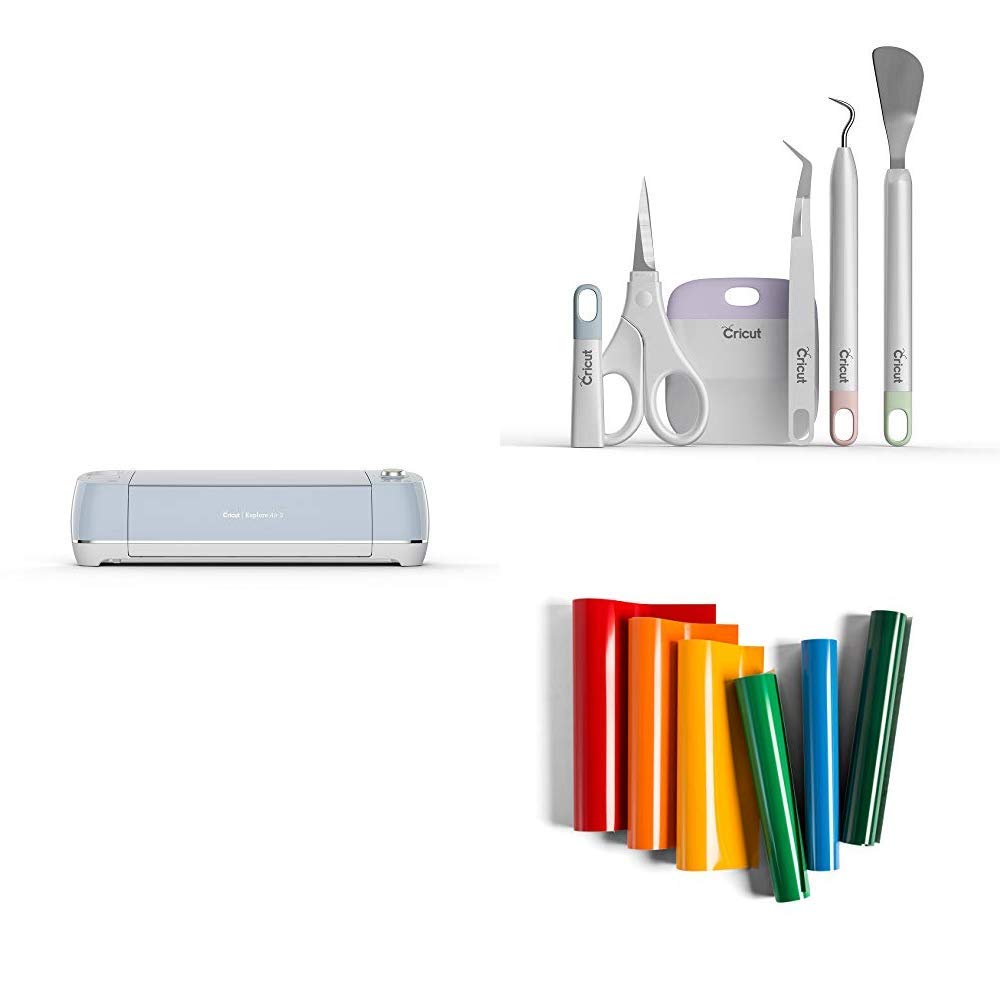 Cricut Explore Starter Bundle with Adhesive Vinyl Sampler Pack - John Pierce Auto Care