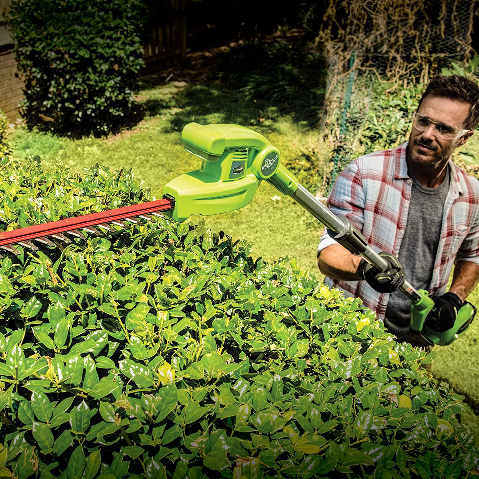 Greenworks 40V Cordless Pole Saw and Pole Hedge Trimmer Combo - John Pierce Auto Care