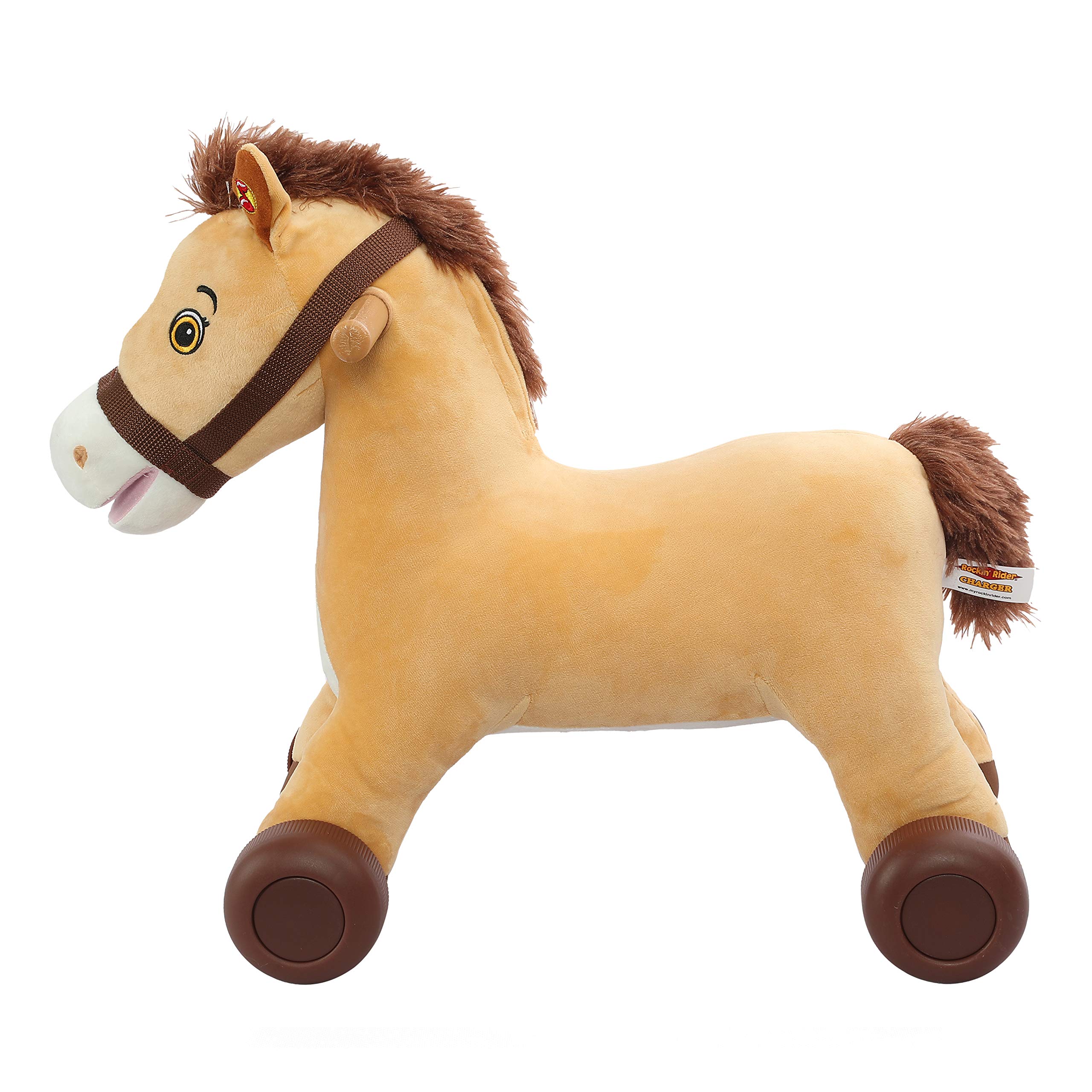 Rockin Rider Charger Plush Talking Pony Ride-On - John Pierce Auto Care