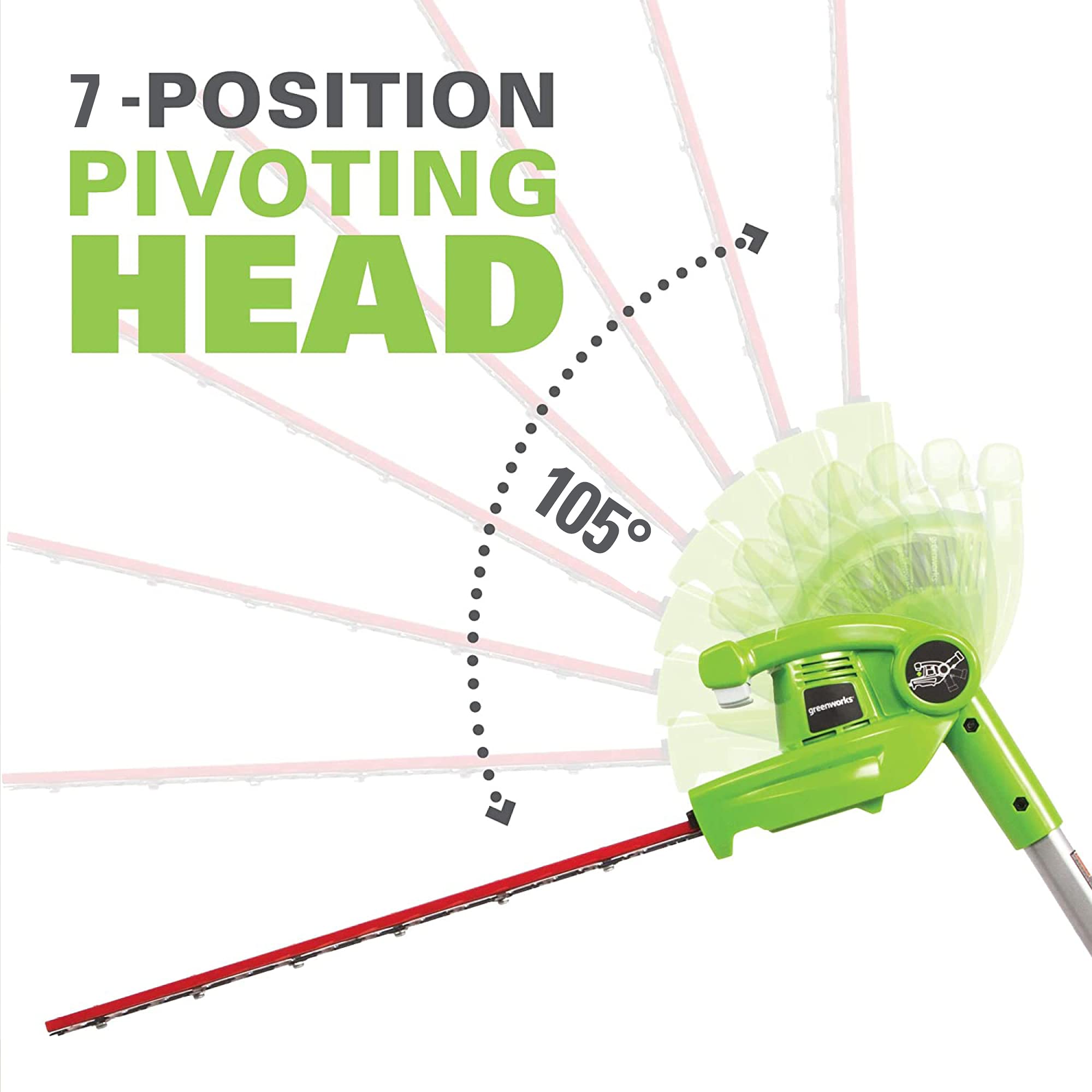 Greenworks 40V Cordless Pole Saw and Pole Hedge Trimmer Combo - John Pierce Auto Care