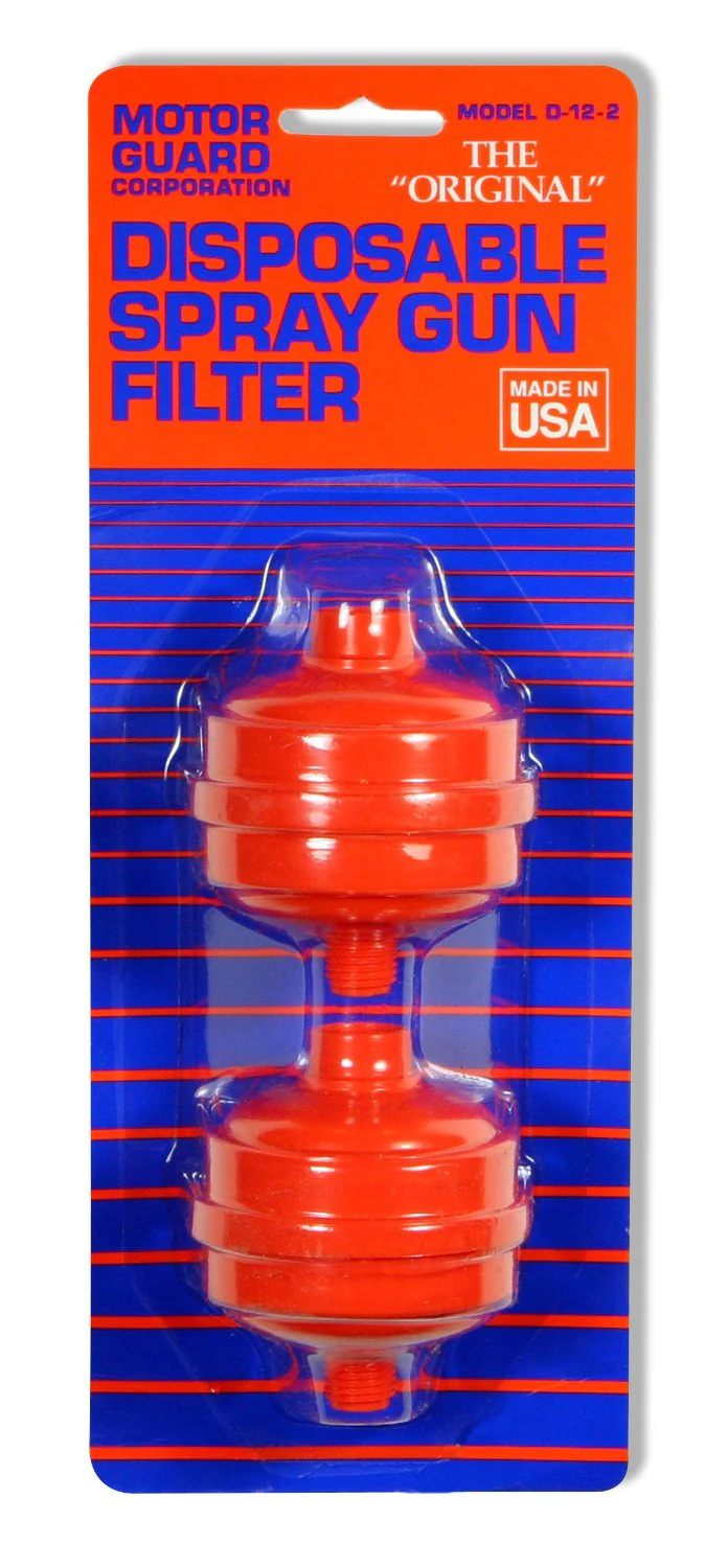 Motor Guard D-12-2 Disposable Spray Gun Filter 2-Pack - John Pierce Auto Care