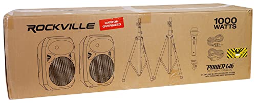 Rockville RPG122K Powered Speakers Bluetooth - John Pierce Auto Care