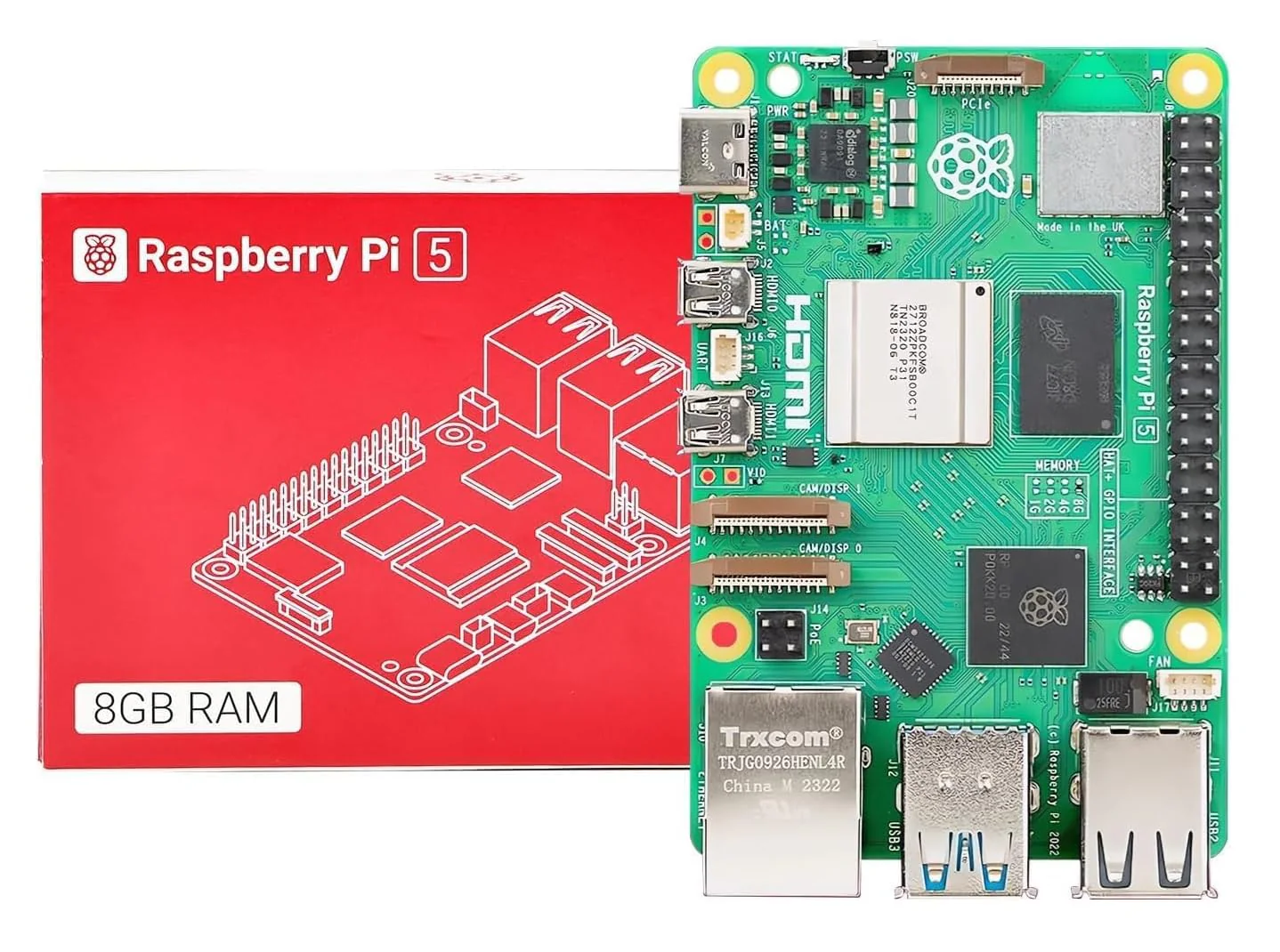 Raspberry Pi 5 Single Board Computer, 8GB - John Pierce Auto Care