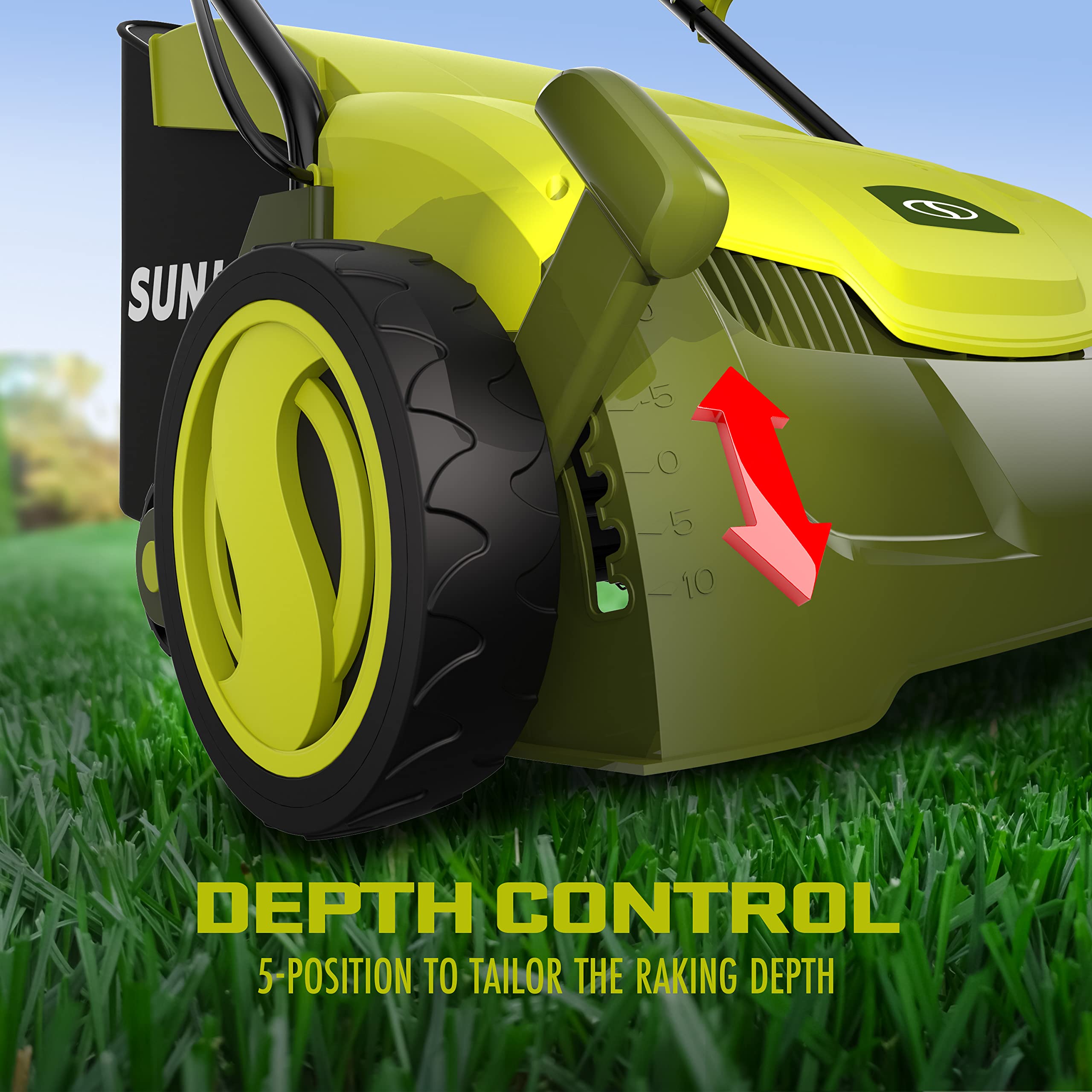 Sun Joe AJ801E 12-Amp 13-Inch Electric Dethatcher and Scarifier - John Pierce Auto Care