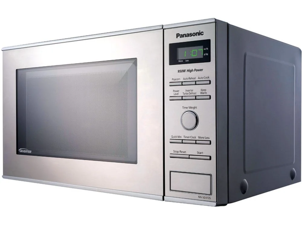 Panasonic 0.8 Cu. Ft. Compact Microwave, Stainless - John Pierce Auto Care