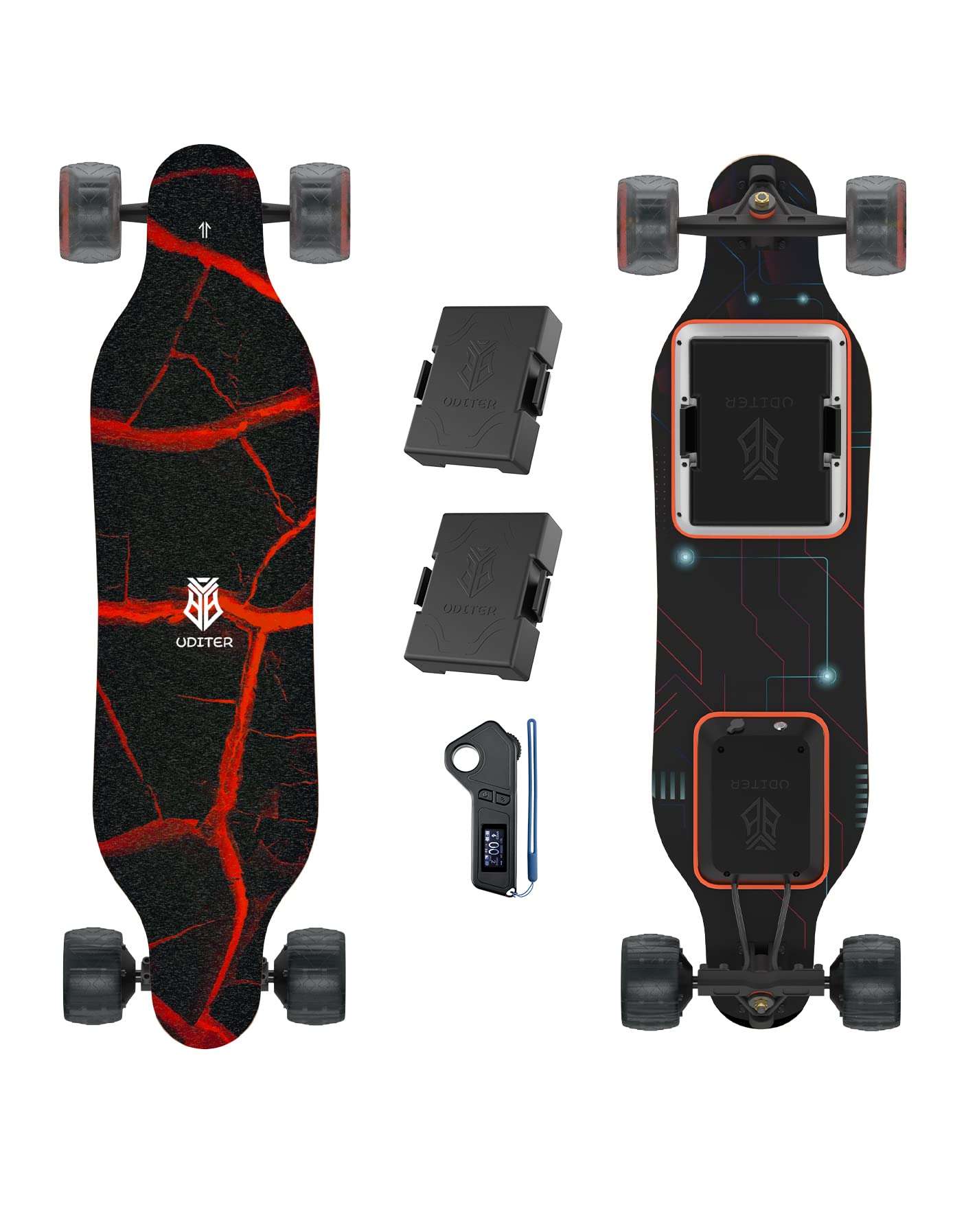 UDITER Electric Longboard Skateboard with Removable Battery - John Pierce Auto Care